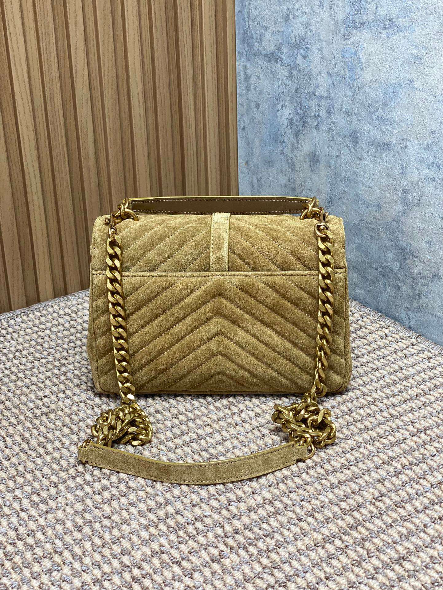 YSL Style Leather Messenger Bag Lookbook Reference image 2