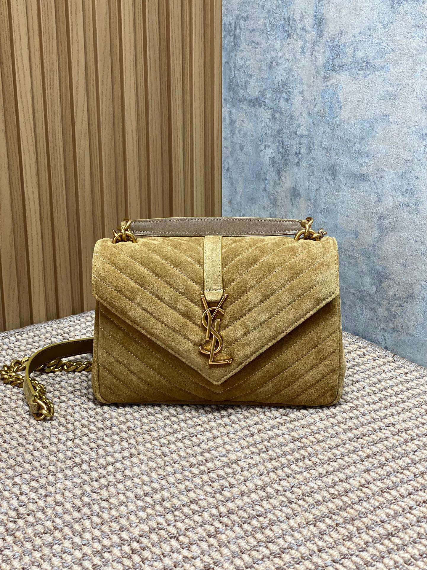 YSL Style Leather Messenger Bag Lookbook Reference image 1