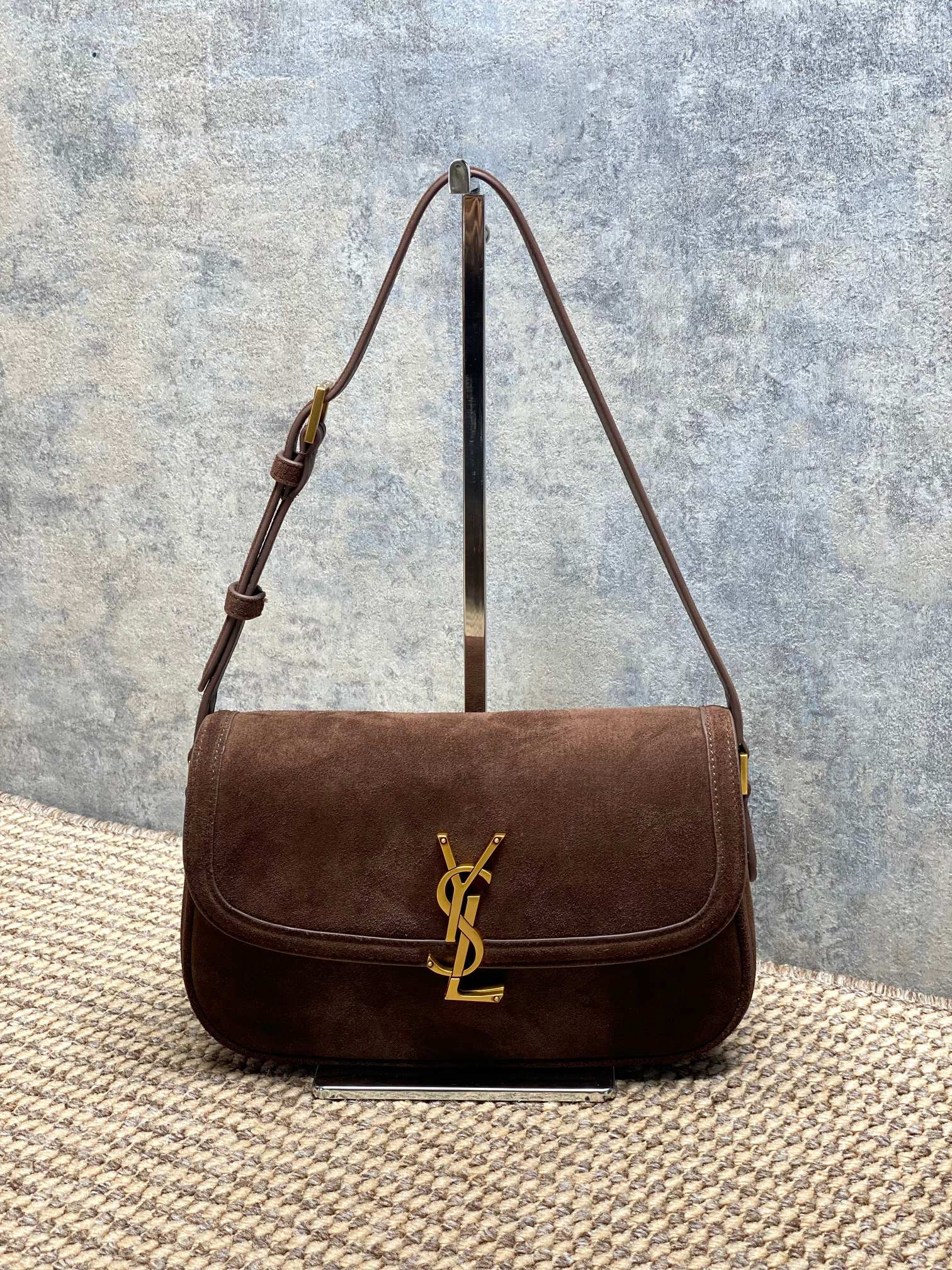 YSL Style Leather Shoulder Bag Lookbook Reference image 1