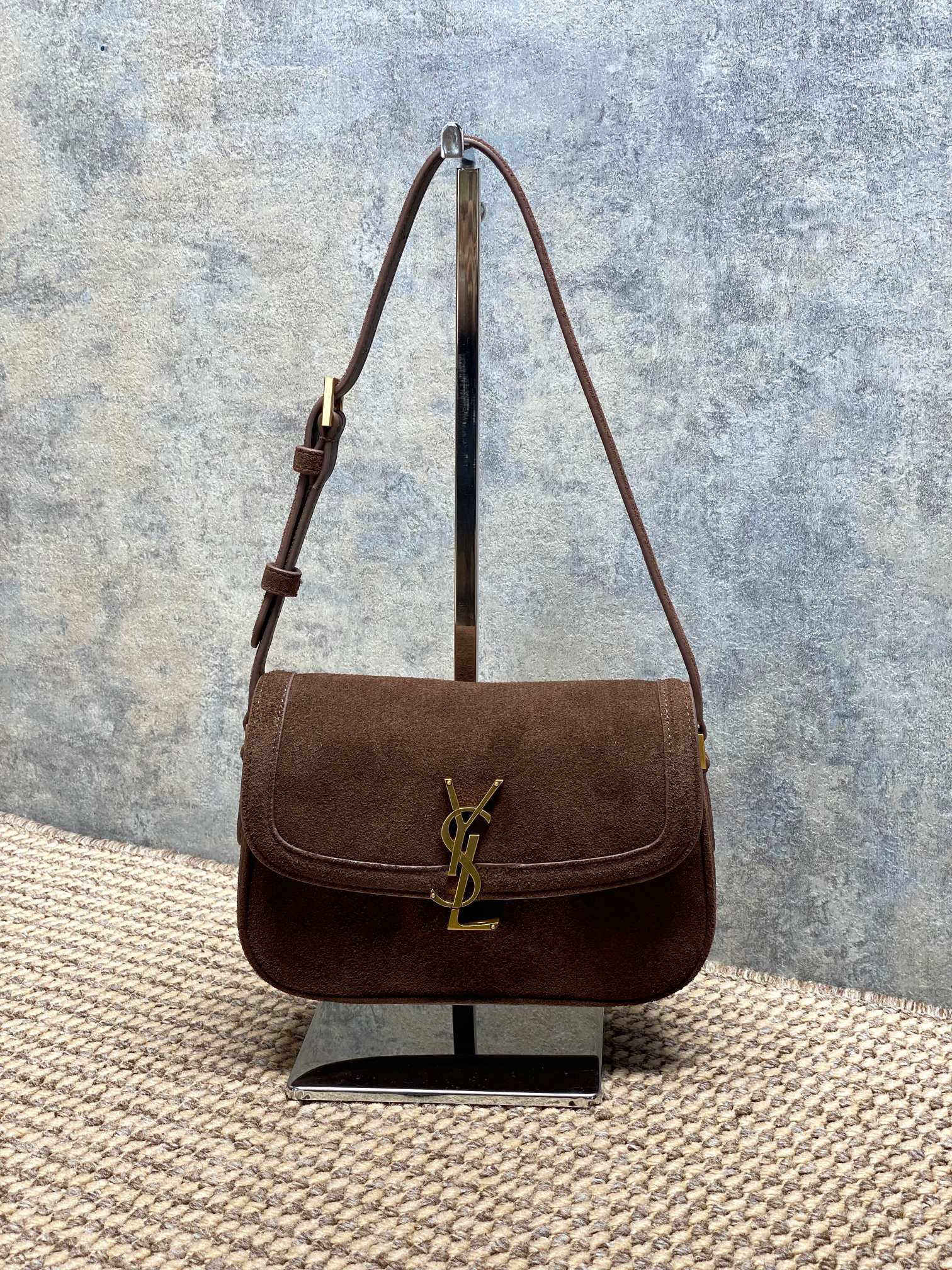 YSL Style Leather Shoulder Bag Lookbook Reference image 1