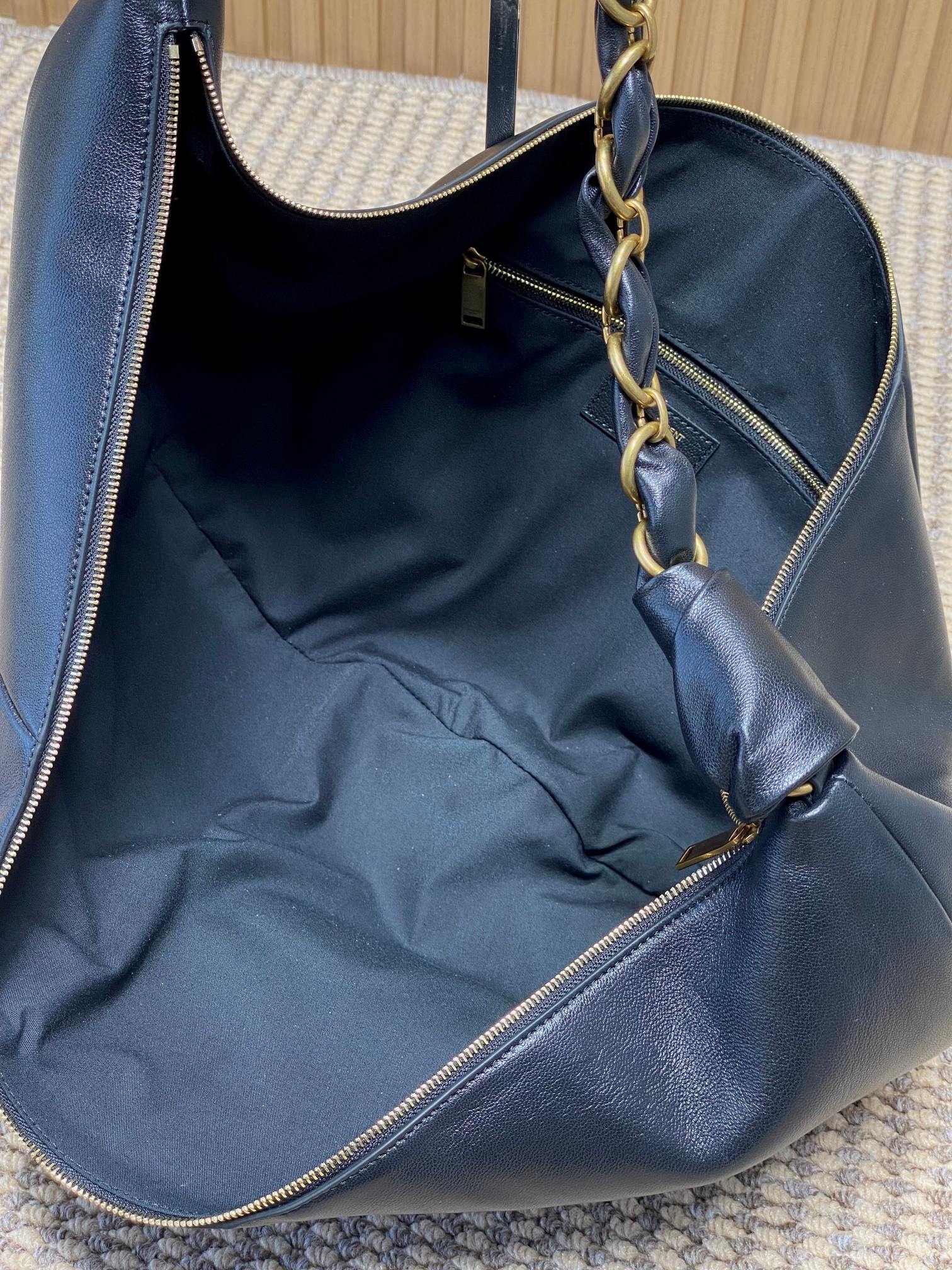 YSL Style Black Leather Crossbody Bag style reference detail image 8 from source 763183