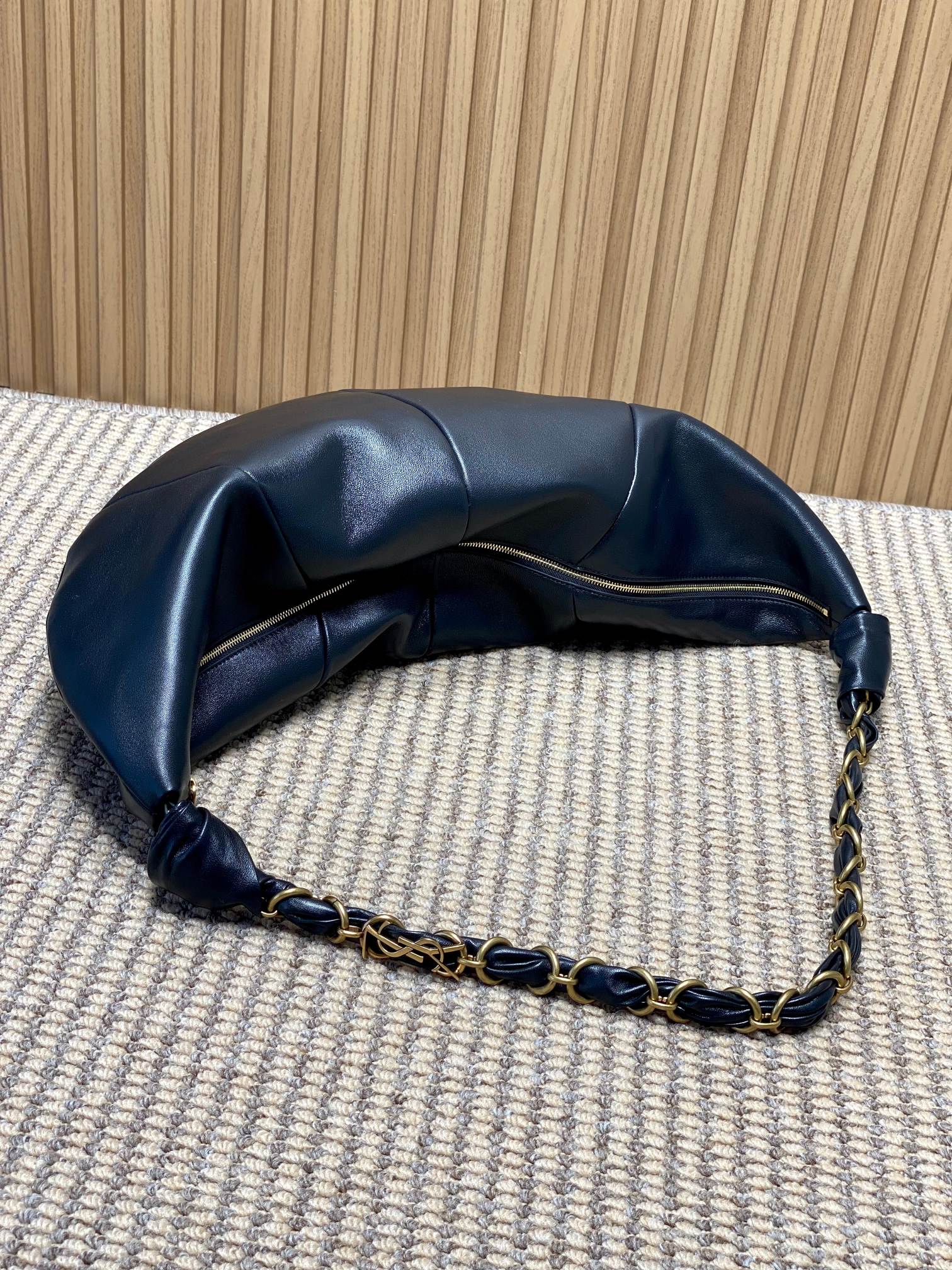 YSL Style Black Leather Crossbody Bag style reference detail image 5 from source 763183