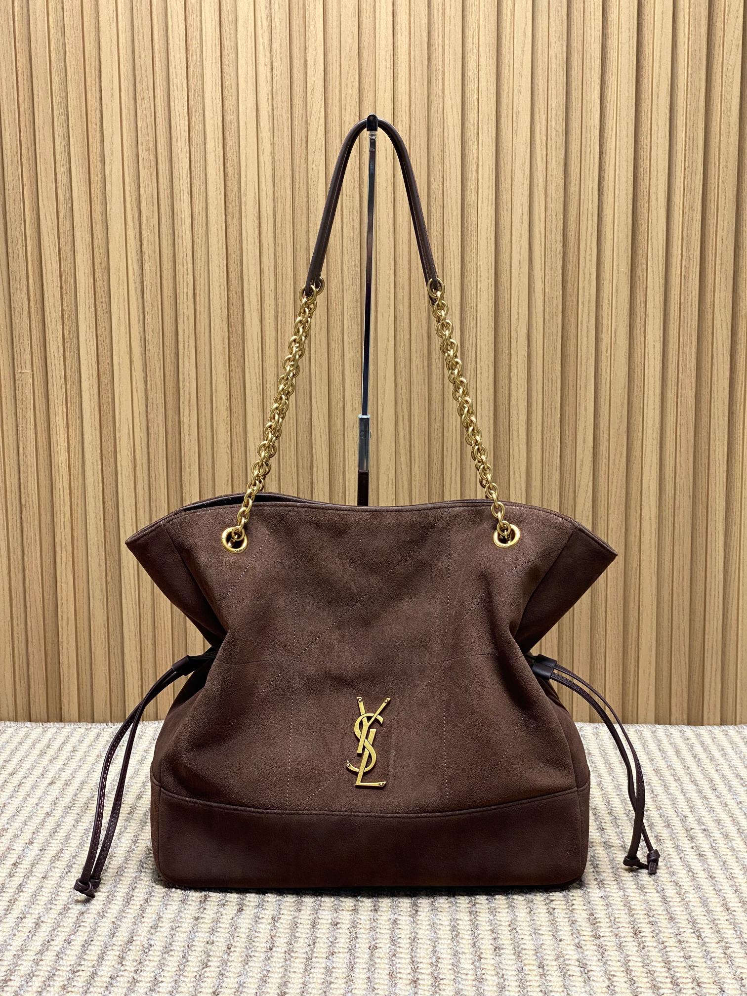 YSL Style Brown Leather Crossbody Bag Lookbook Reference image 1