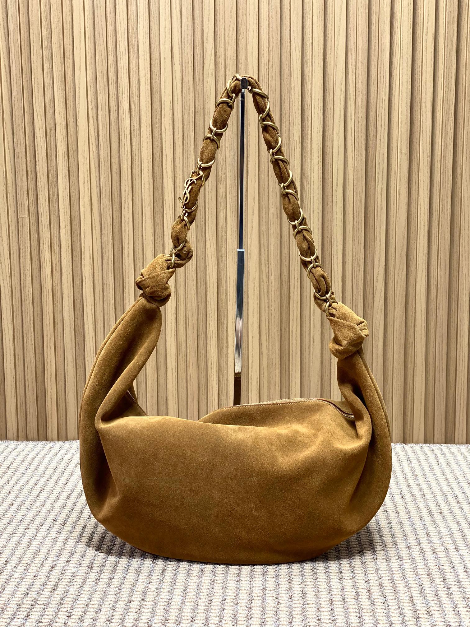 YSL Style Leather Crossbody Bag style reference detail image 3 from source 763184