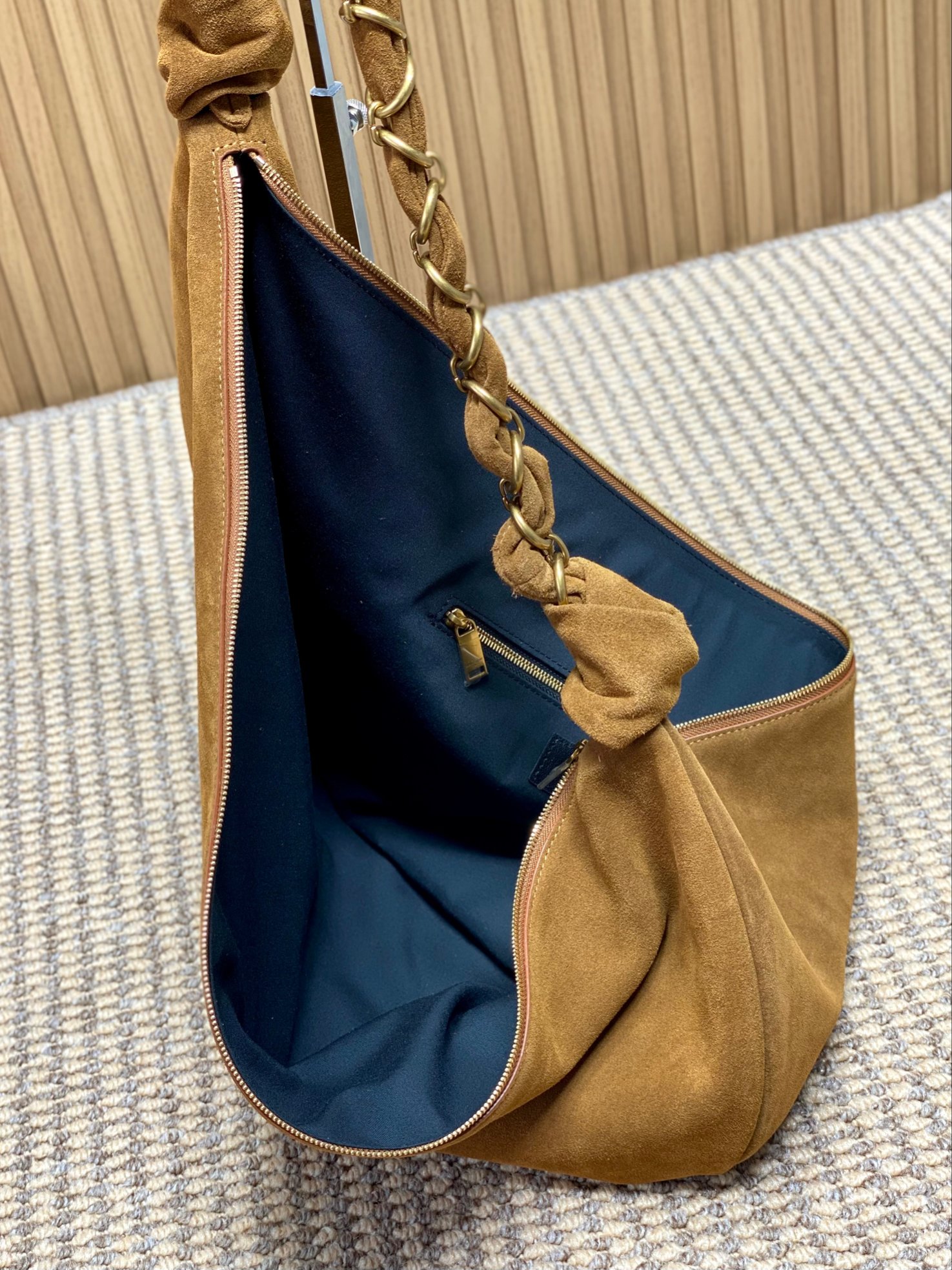 YSL Style Leather Crossbody Bag style reference detail image 8 from source 763184