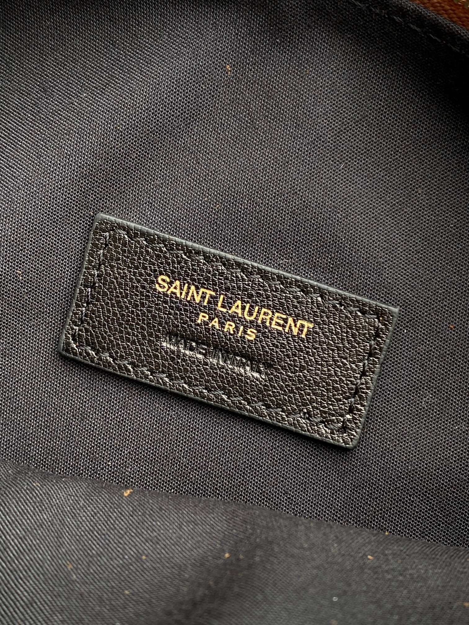 YSL Style Black Leather Top Handle Bag style reference detail image 9 from source 763195