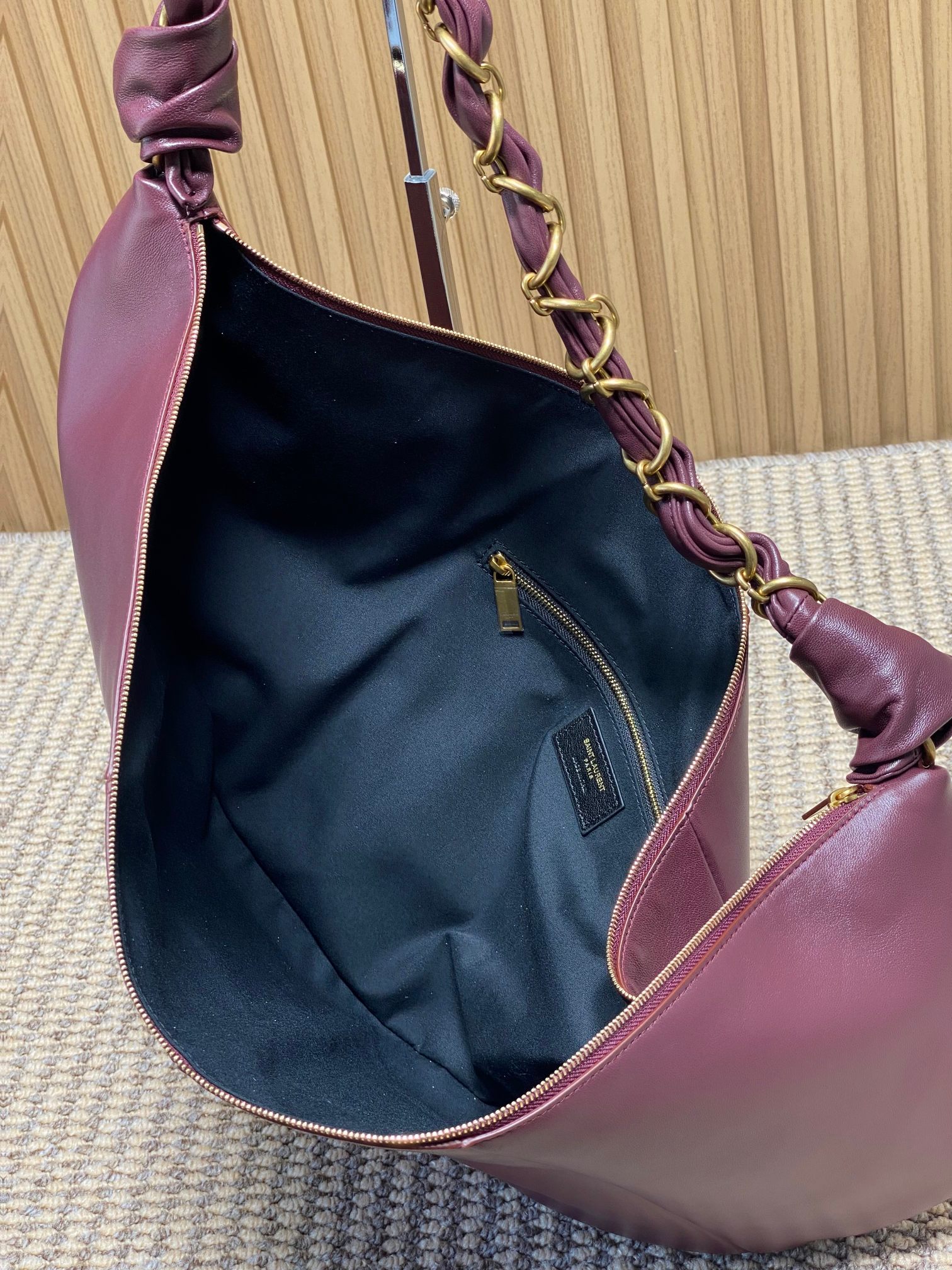 YSL Style Red Leather Crossbody Bag style reference detail image 8 from source 763177