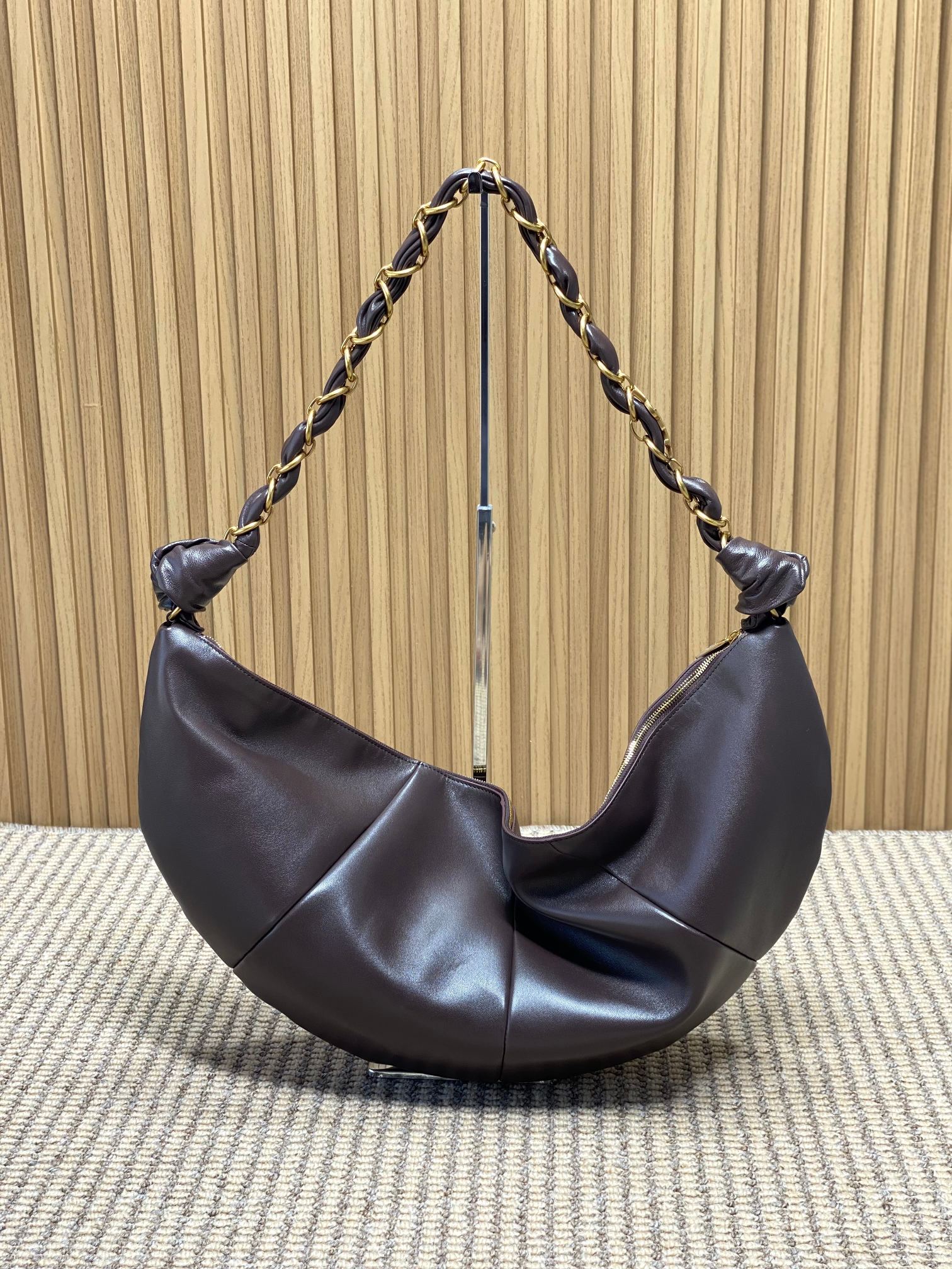 YSL Style Brown Leather Crossbody Bag Lookbook Reference image 1