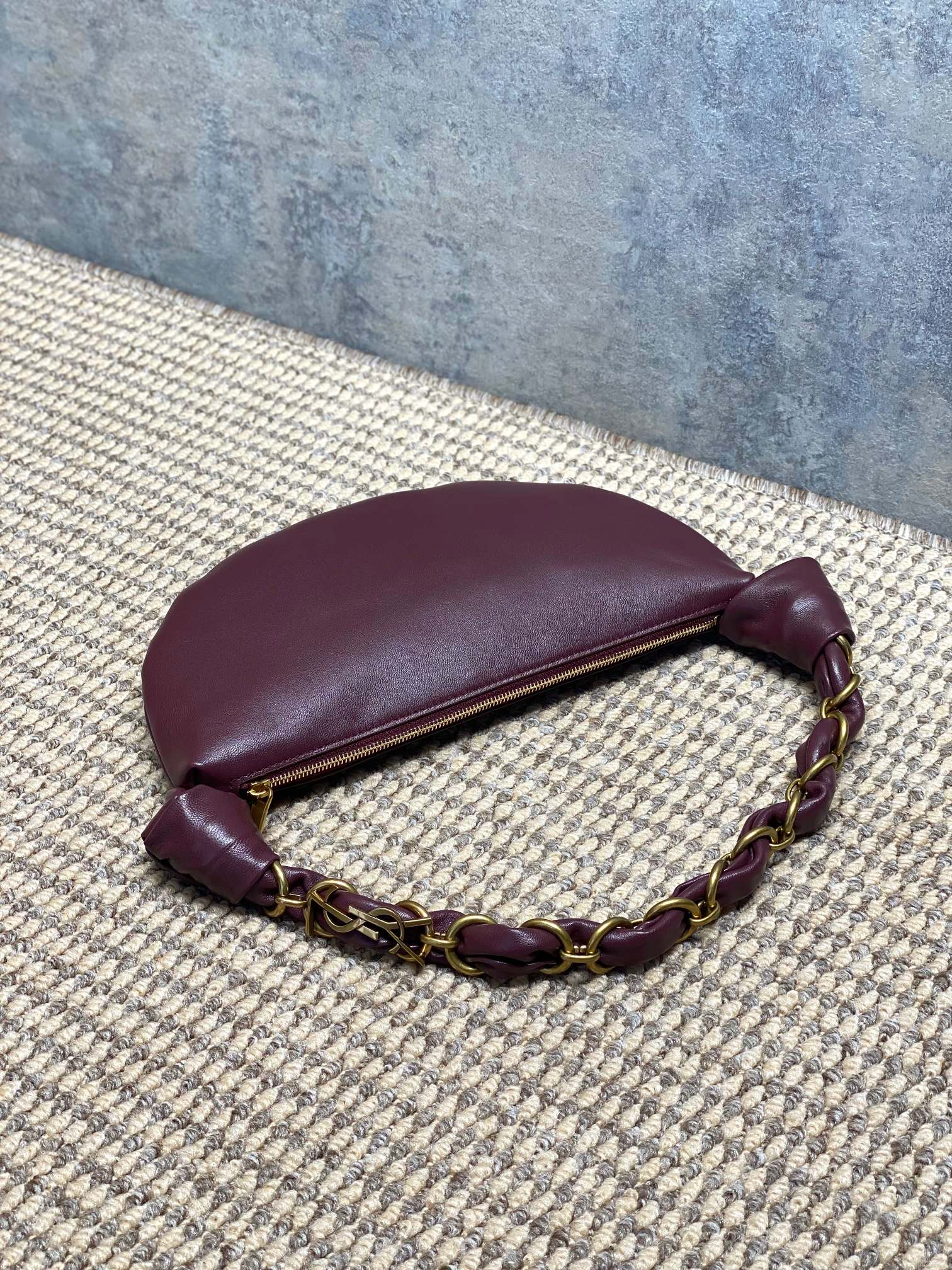 YSL Style Black Leather Top Handle Bag style reference detail image 5 from source 763188