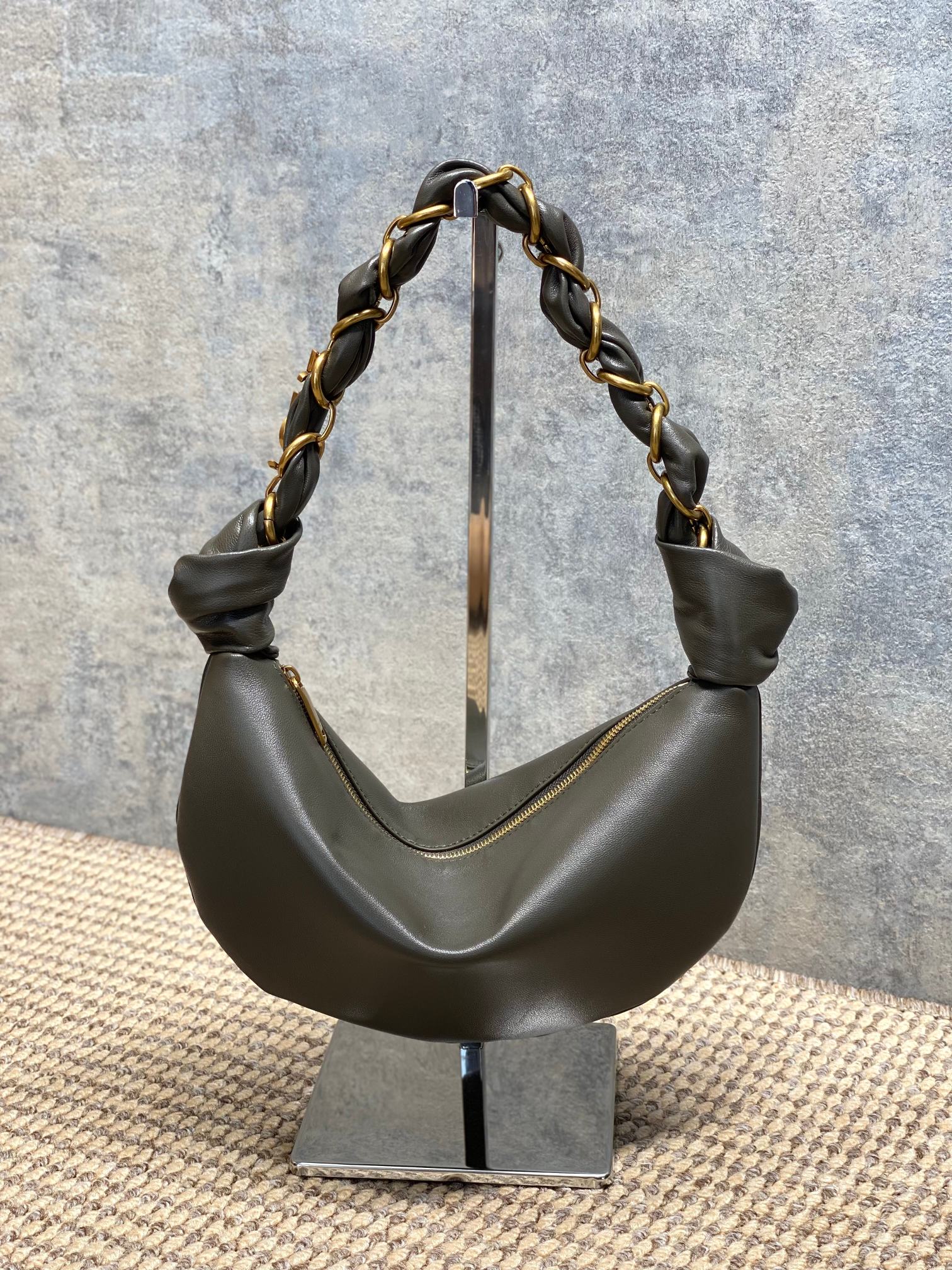 YSL Style Black Leather Top Handle Bag style reference detail image 3 from source 763187