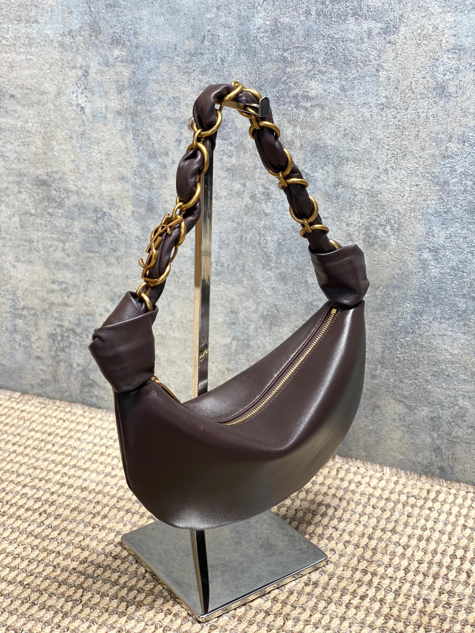 YSL Style Black Leather Top Handle Bag style reference detail image 2 from source 763189