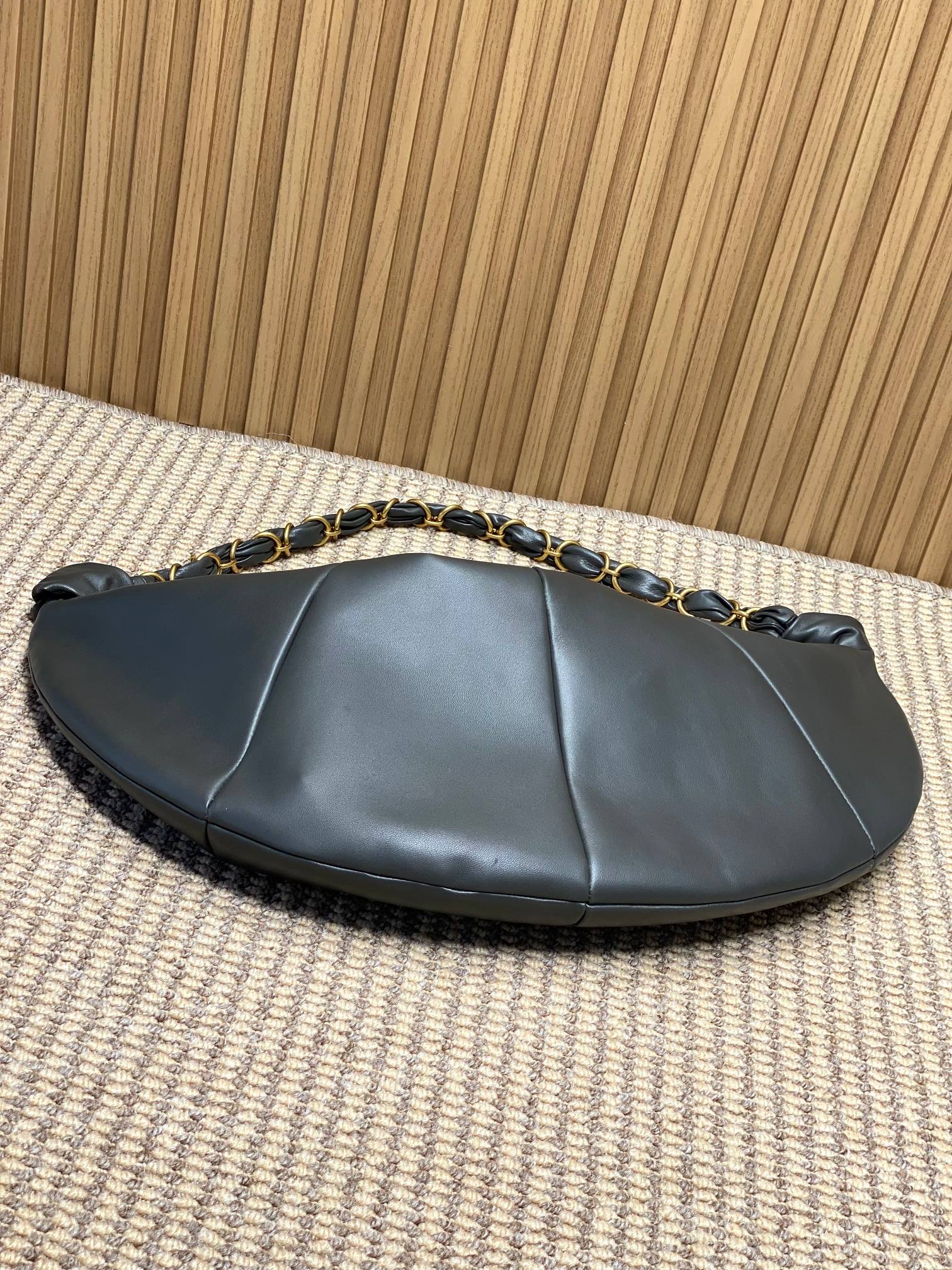 YSL Style Grey Leather Crossbody Bag style reference detail image 4 from source 763179