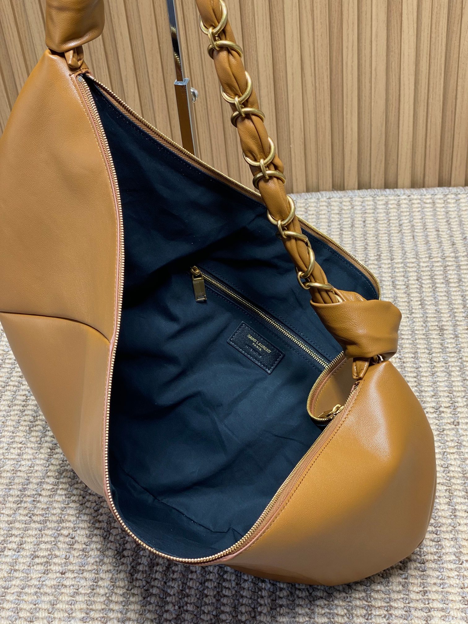 YSL Style Leather Crossbody Bag style reference detail image 8 from source 763181