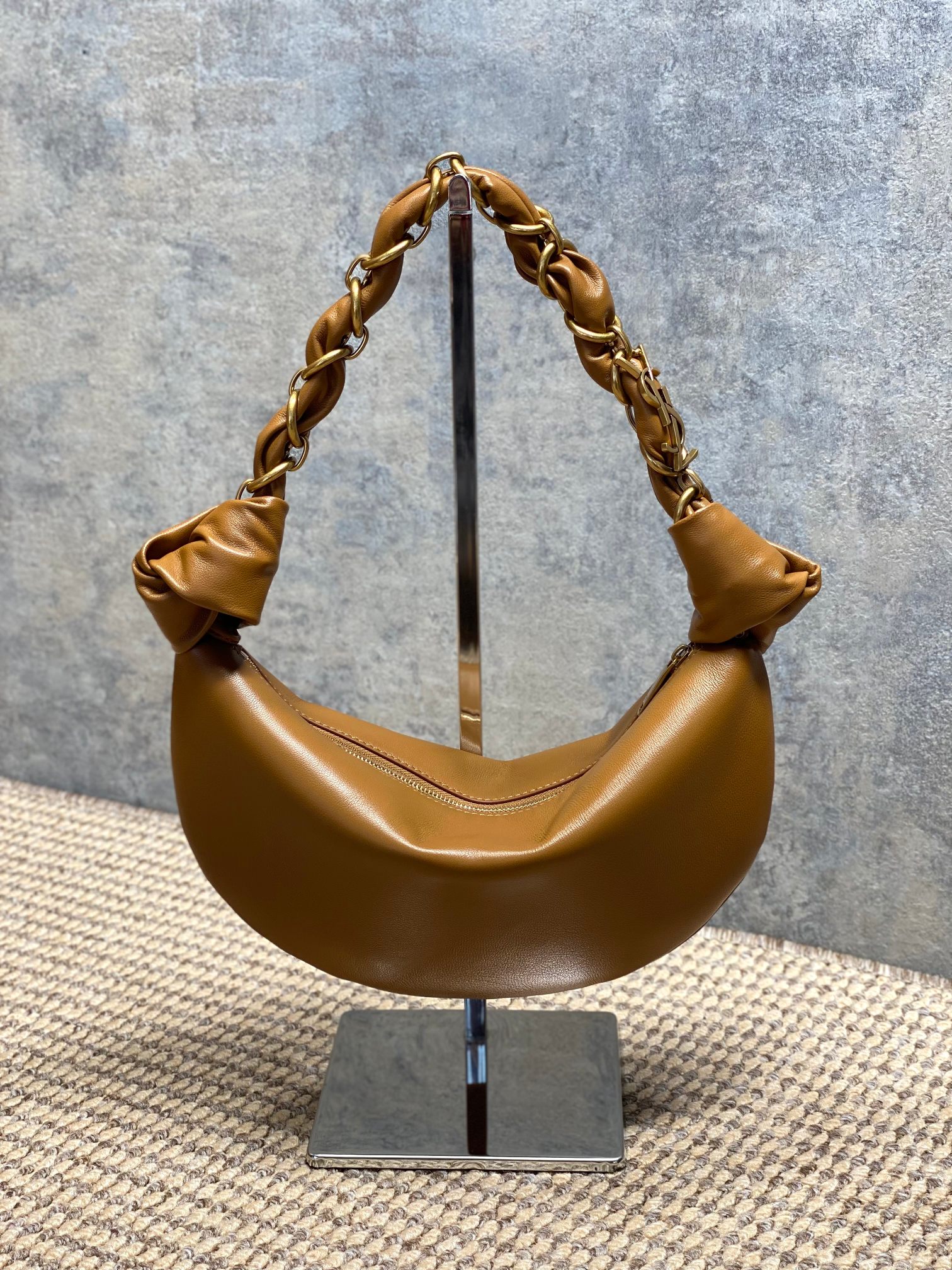 YSL Style Black Leather Top Handle Bag style reference detail image 3 from source 763192