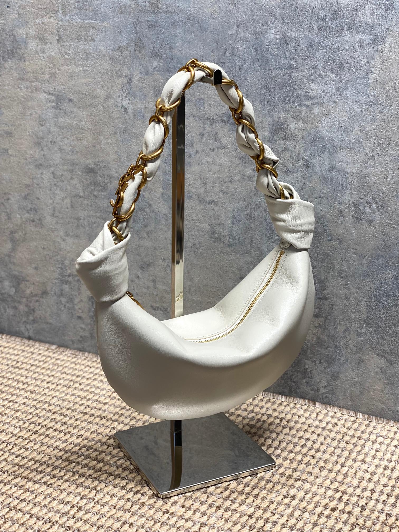 YSL Style Black Leather Top Handle Bag style reference detail image 2 from source 763193