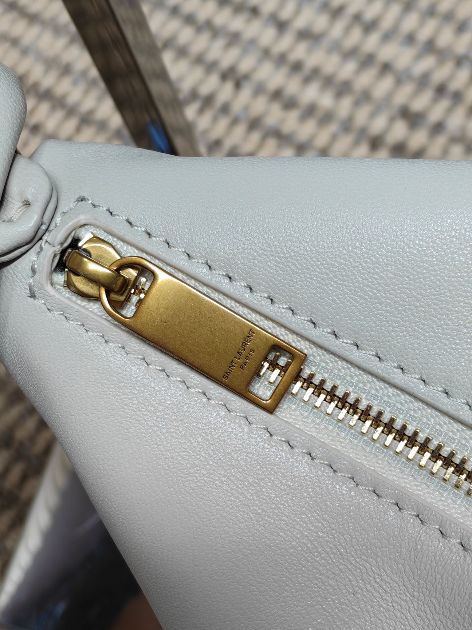 YSL Style Black Leather Top Handle Bag style reference detail image 6 from source 763193