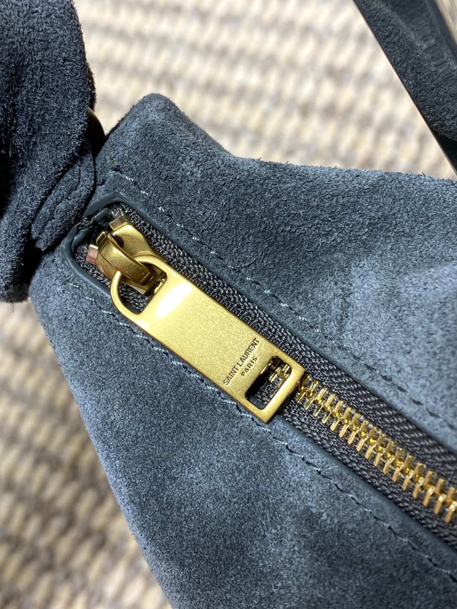 YSL Style Black Leather Top Handle Bag style reference detail image 6 from source 763198