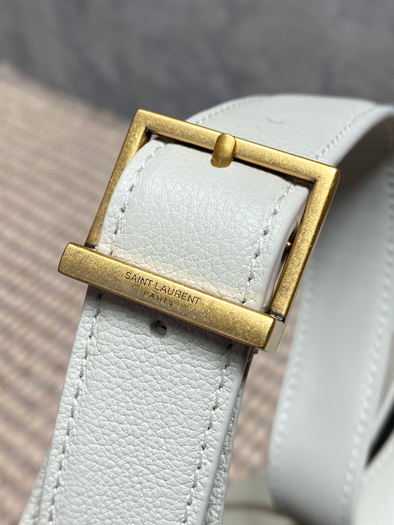 YSL Style White Leather Hobo Bag style reference detail image 7 from source 763078