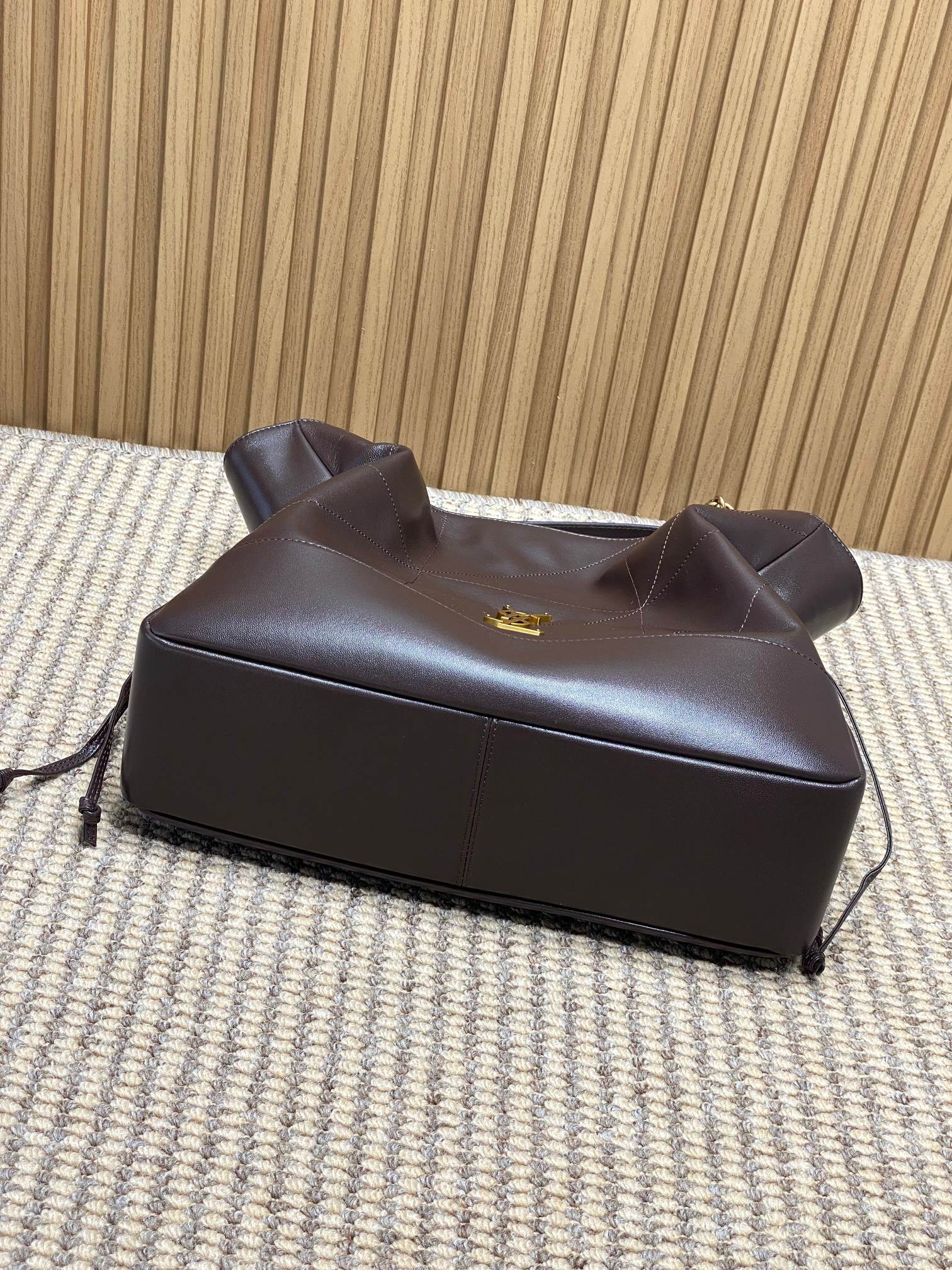 YSL Style Brown Leather Chain Bag style reference detail image 4 from source 763075