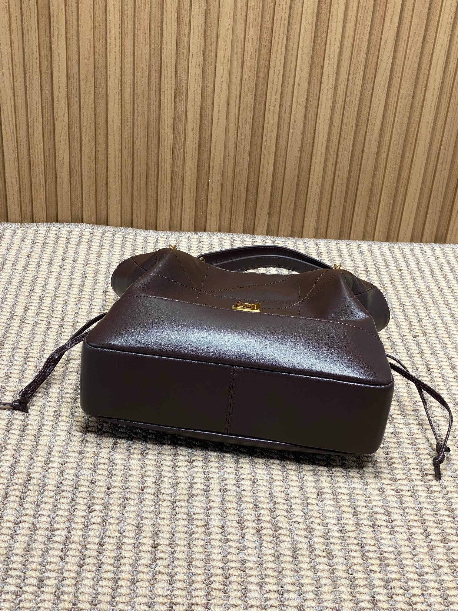 YSL Style Brown Leather Chain Bag Bags Chain Bag detail image 4 from source 763065