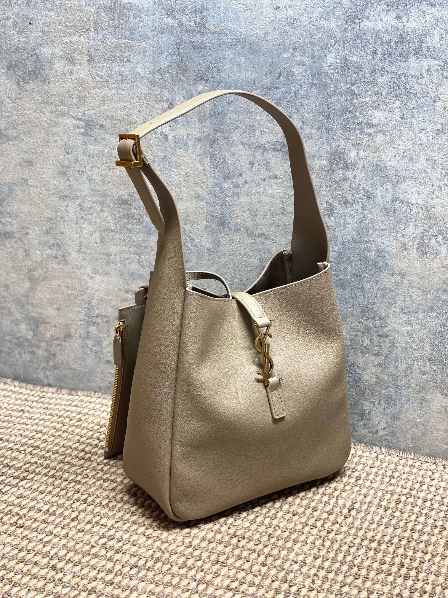 YSL Style Leather Hobo Bag style reference detail image 2 from source 770778