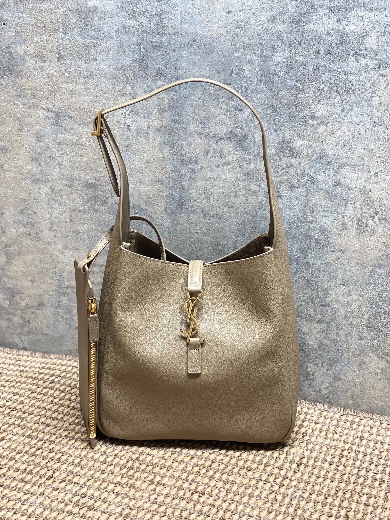 YSL Style Leather Hobo Bag style reference detail image 1 from source 770778