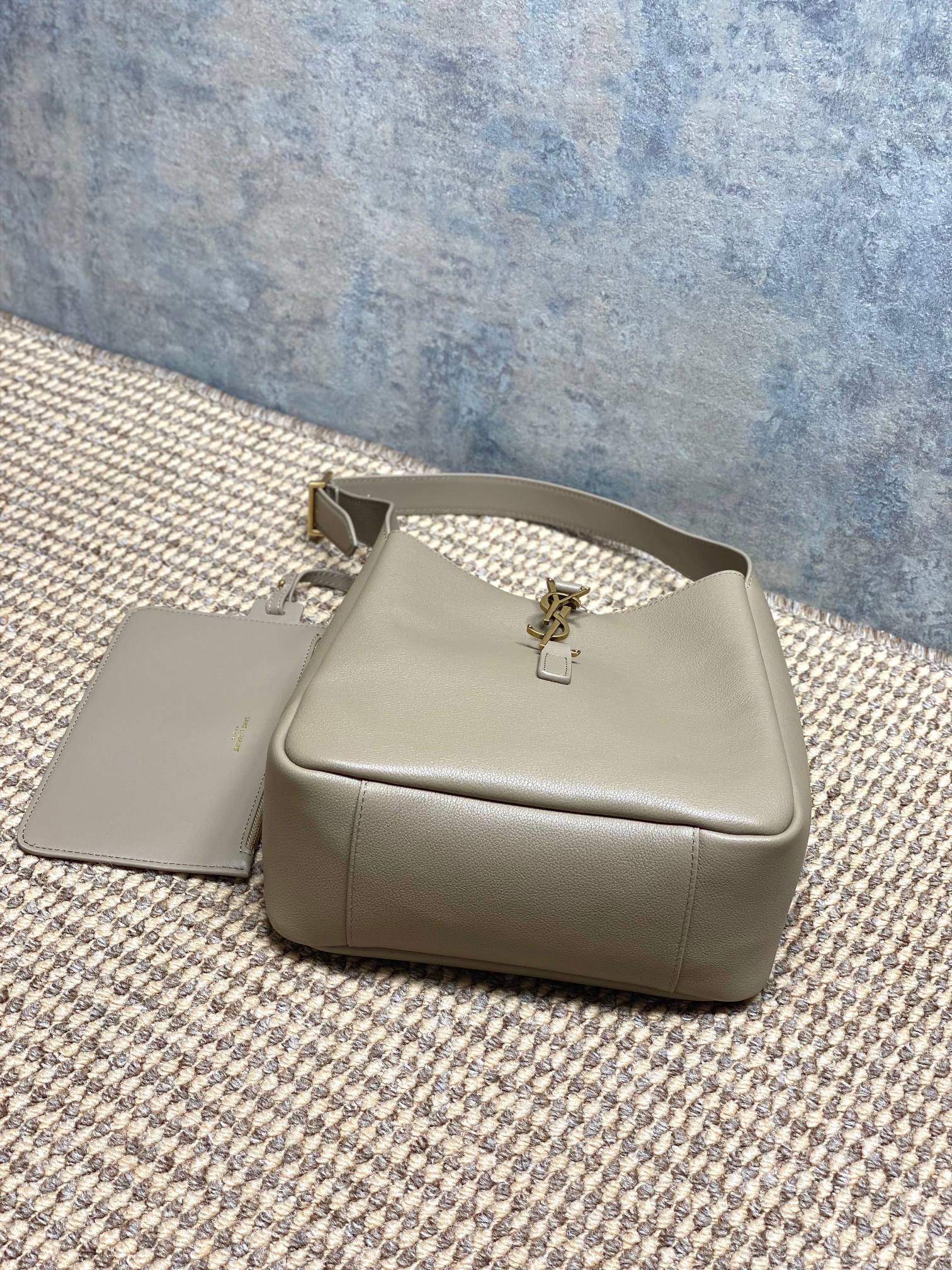 YSL Style Leather Hobo Bag style reference detail image 4 from source 770778