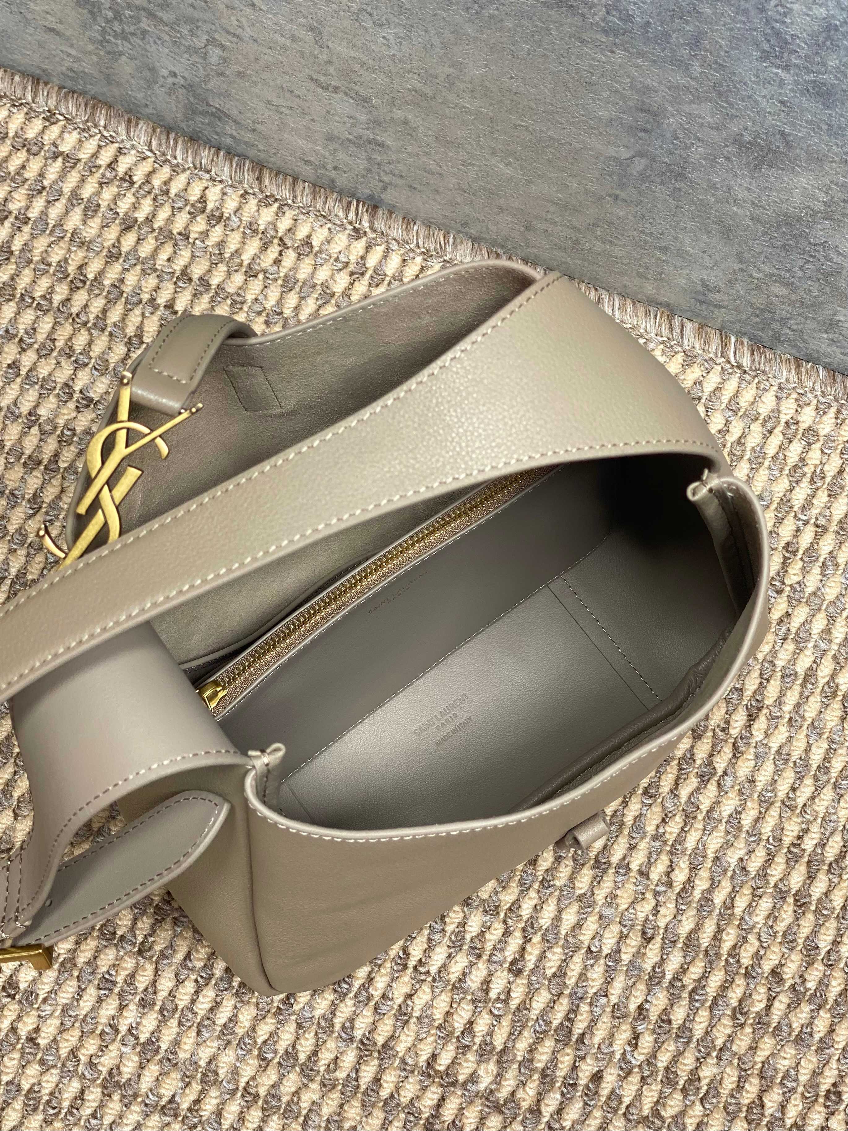 YSL Style Leather Hobo Bag style reference detail image 9 from source 770778