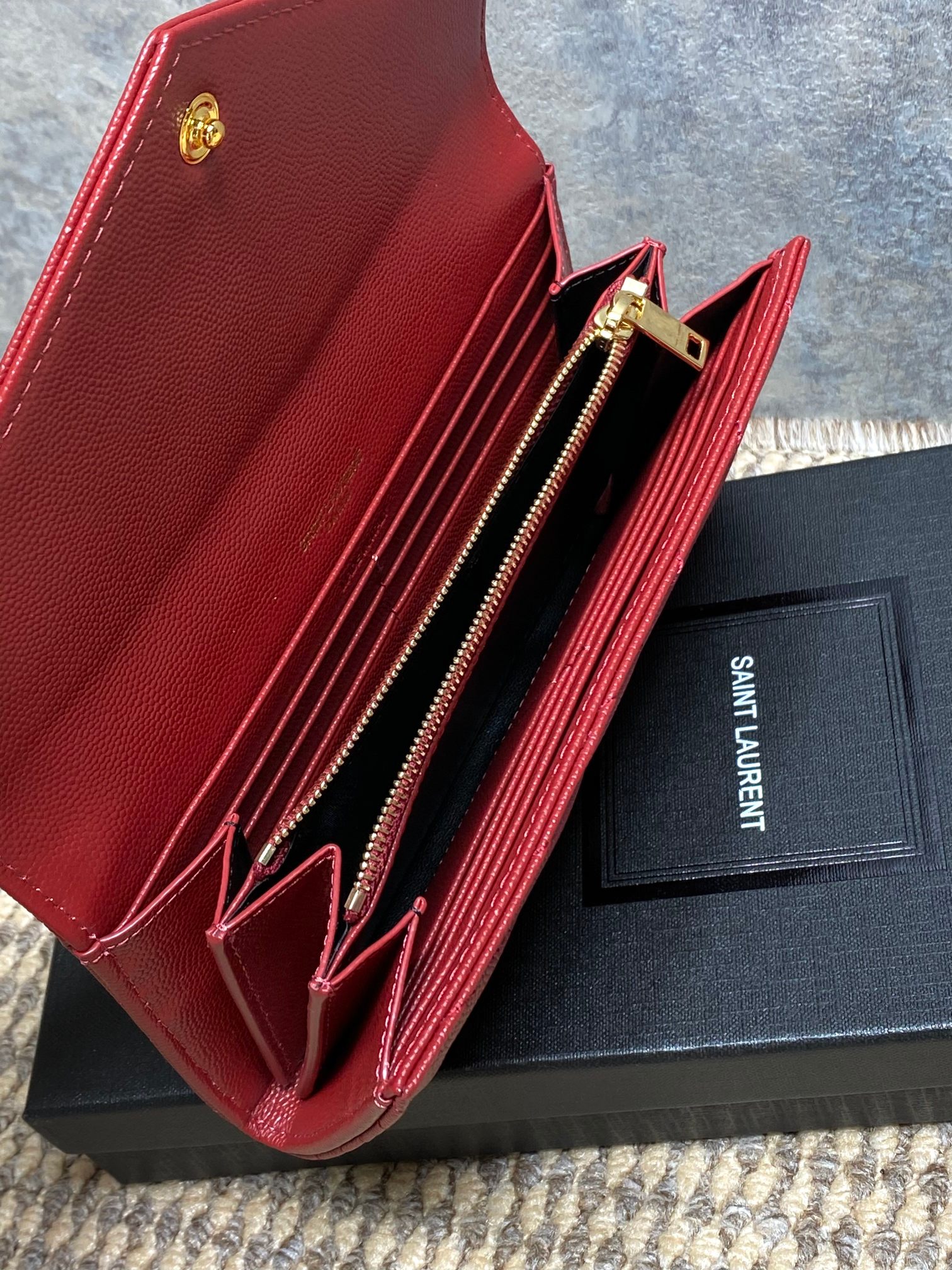YSL Style Leather Wallet Bags detail image 9 from source 770840