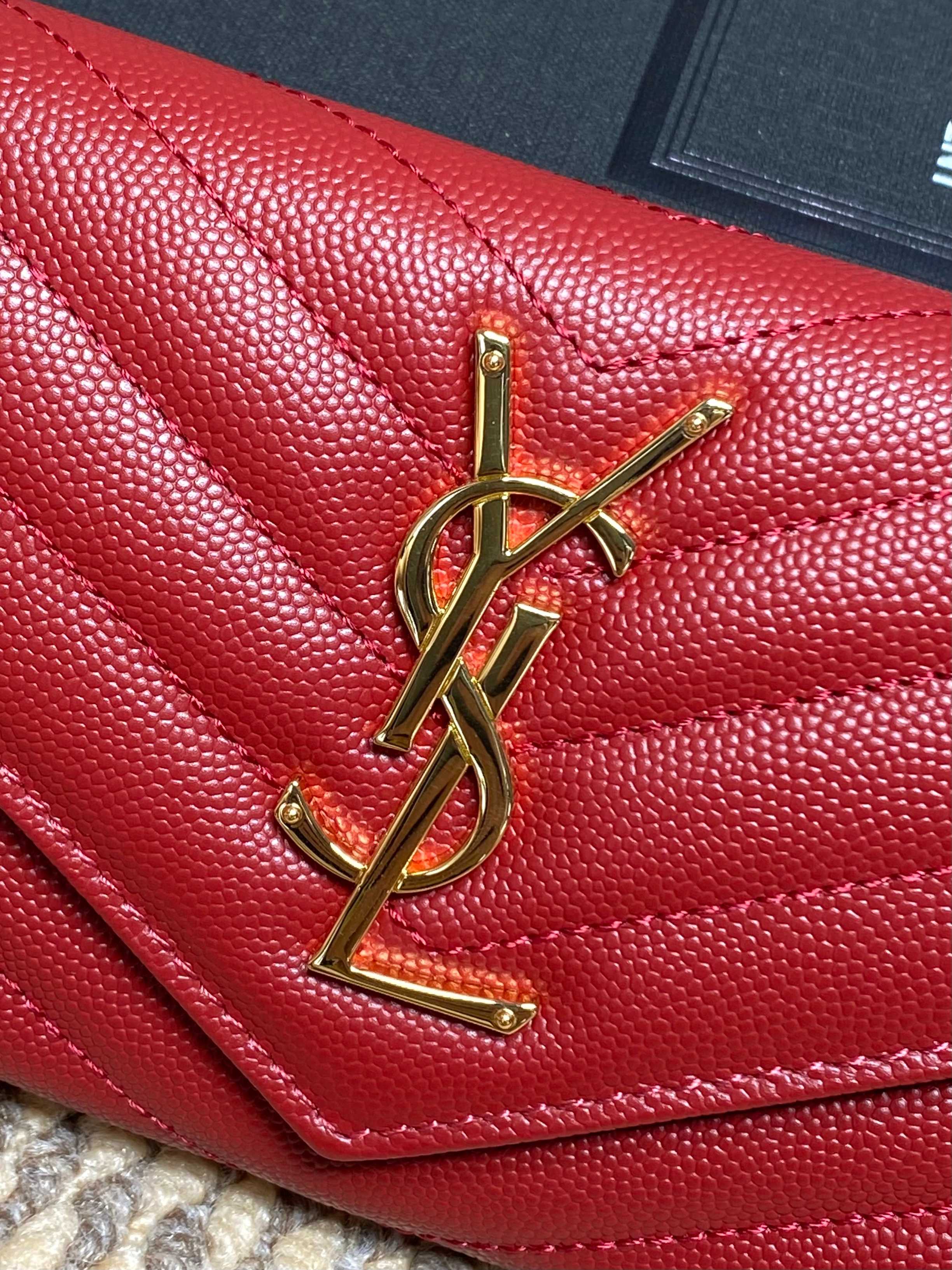 YSL Style Leather Wallet Bags detail image 7 from source 770840
