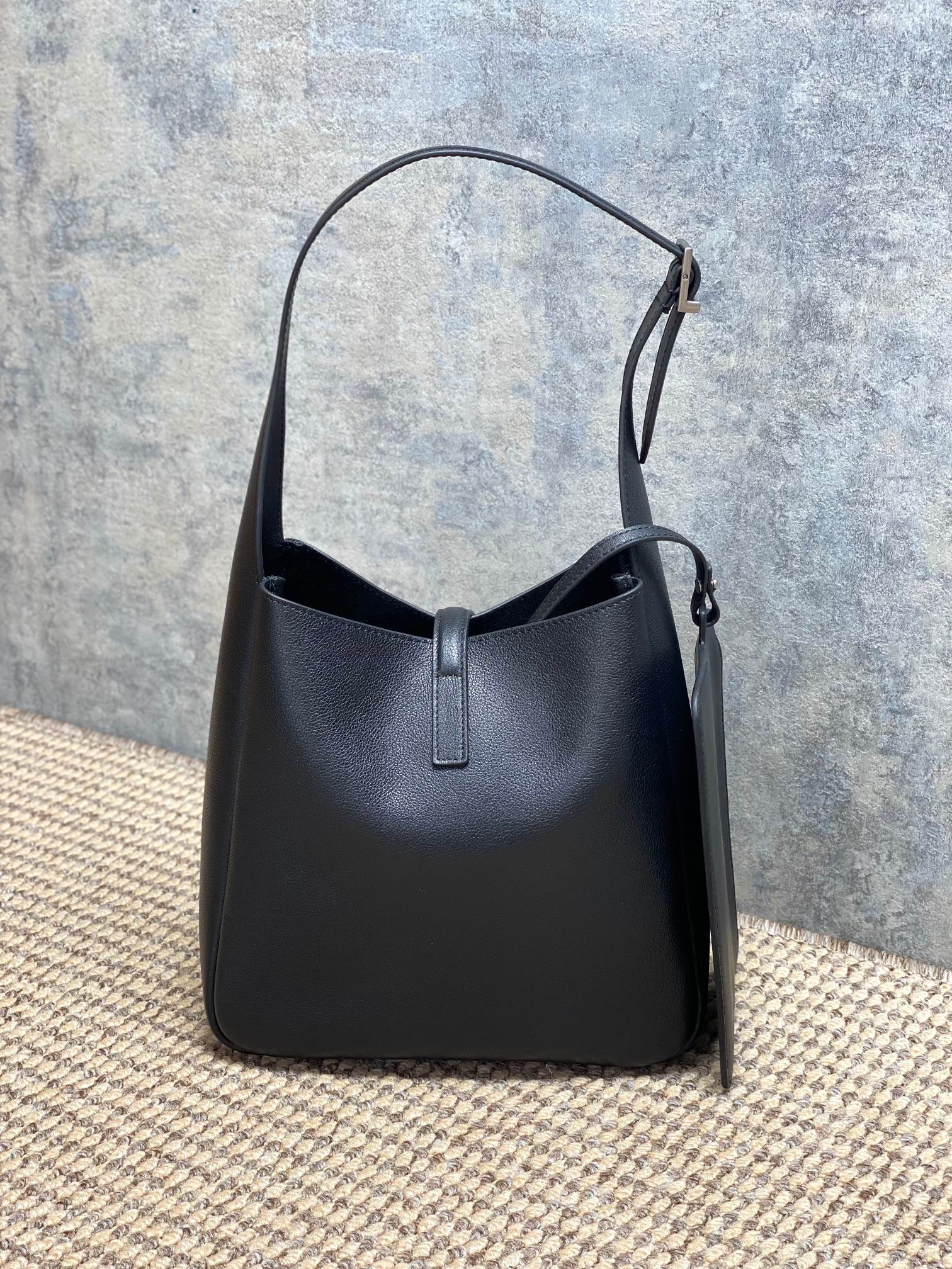 YSL Style Leather Hobo Bag style reference detail image 3 from source 770777
