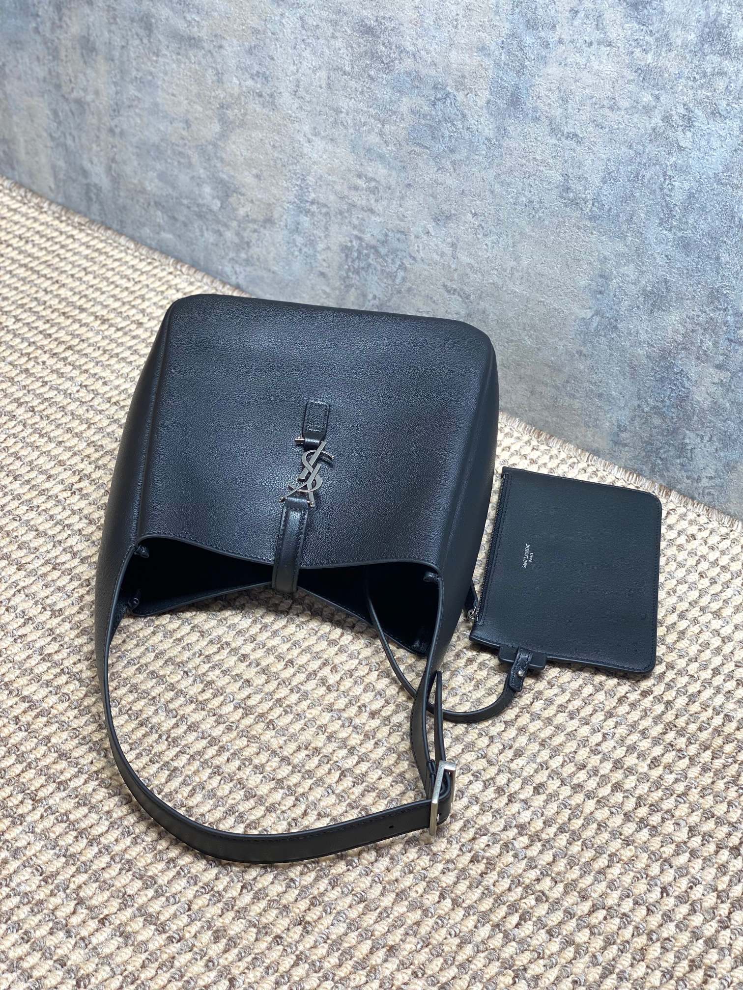 YSL Style Leather Hobo Bag style reference detail image 5 from source 770777