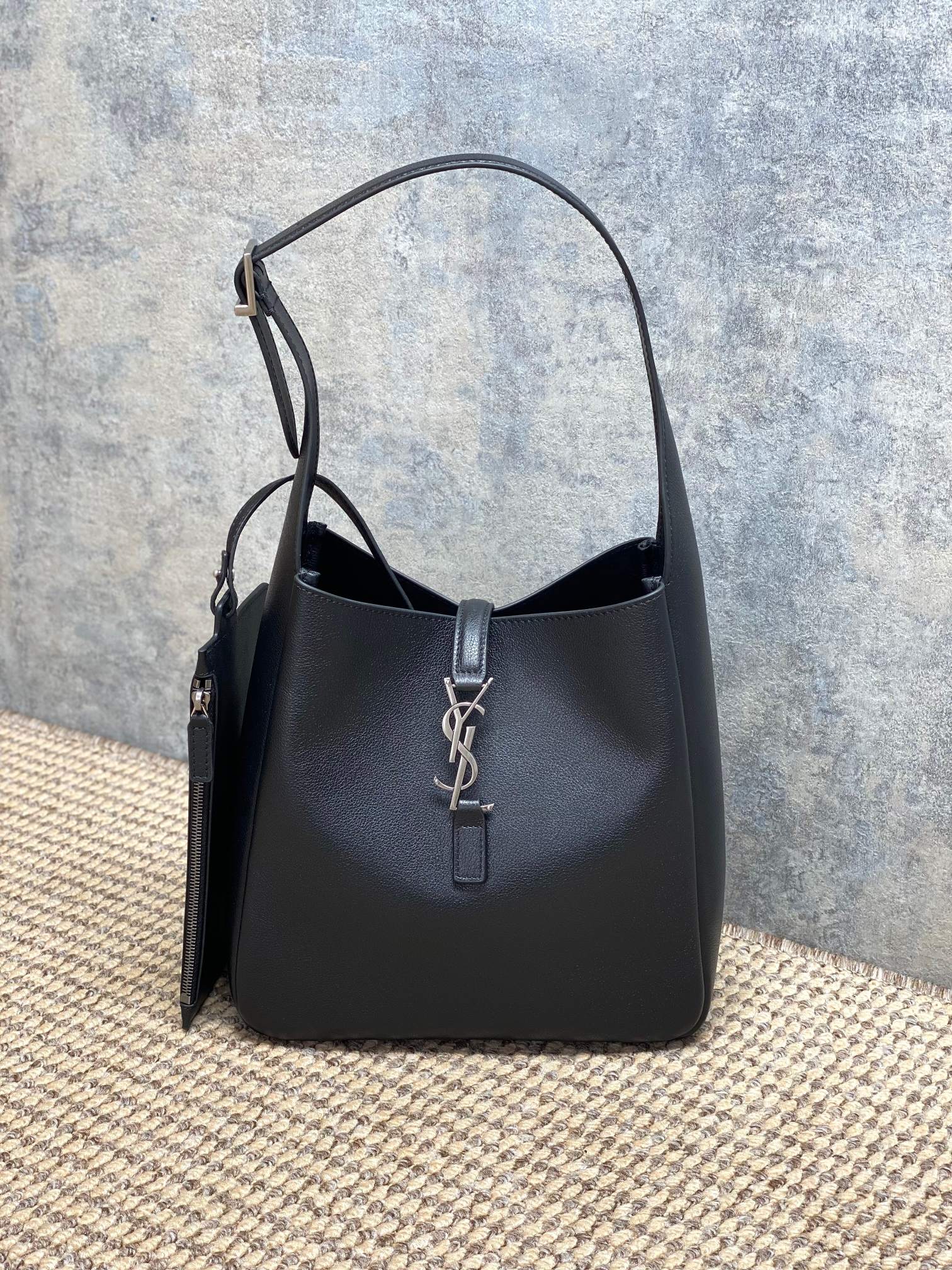 YSL Style Leather Hobo Bag style reference detail image 1 from source 770777