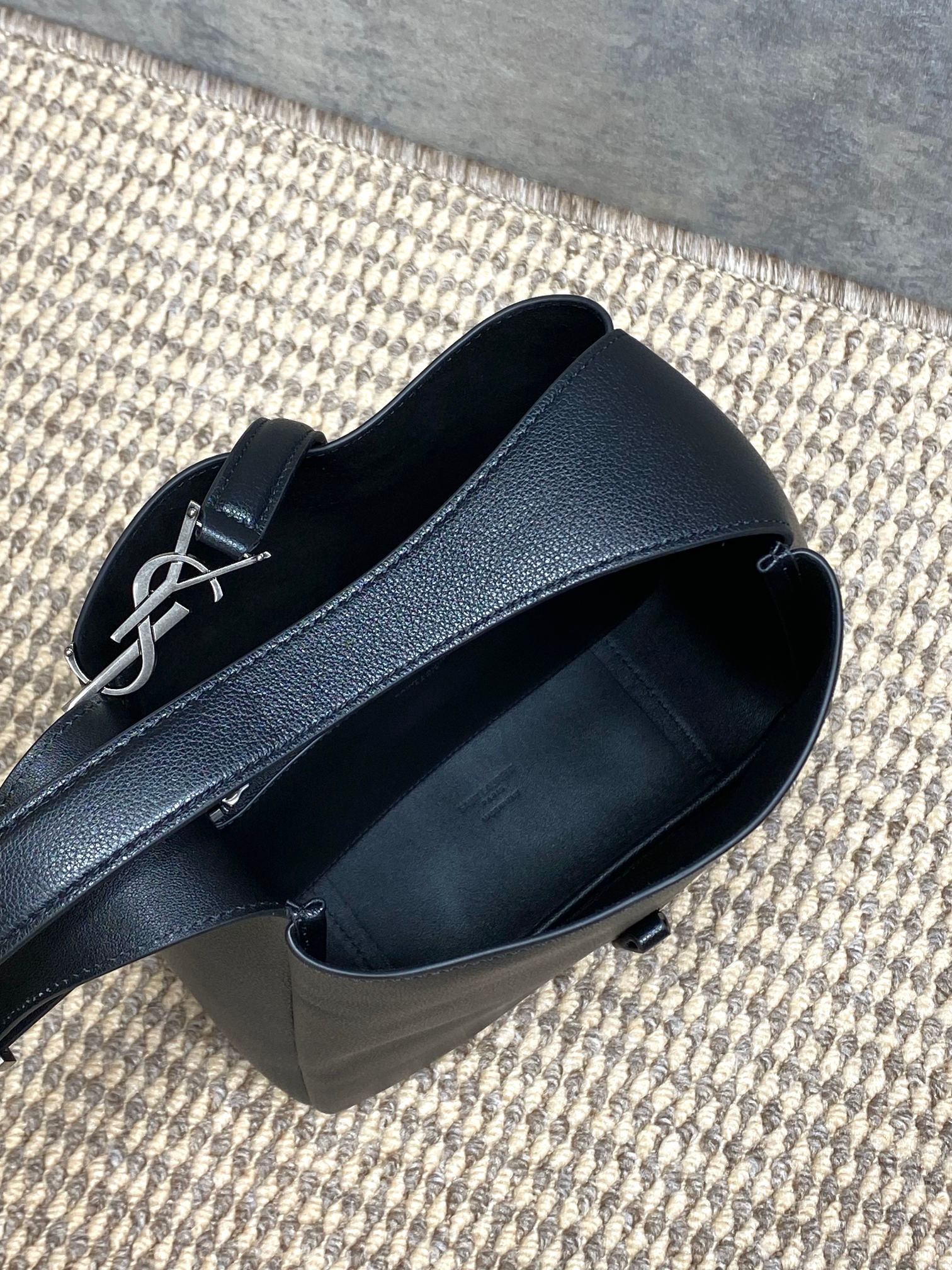 YSL Style Leather Hobo Bag style reference detail image 9 from source 770777