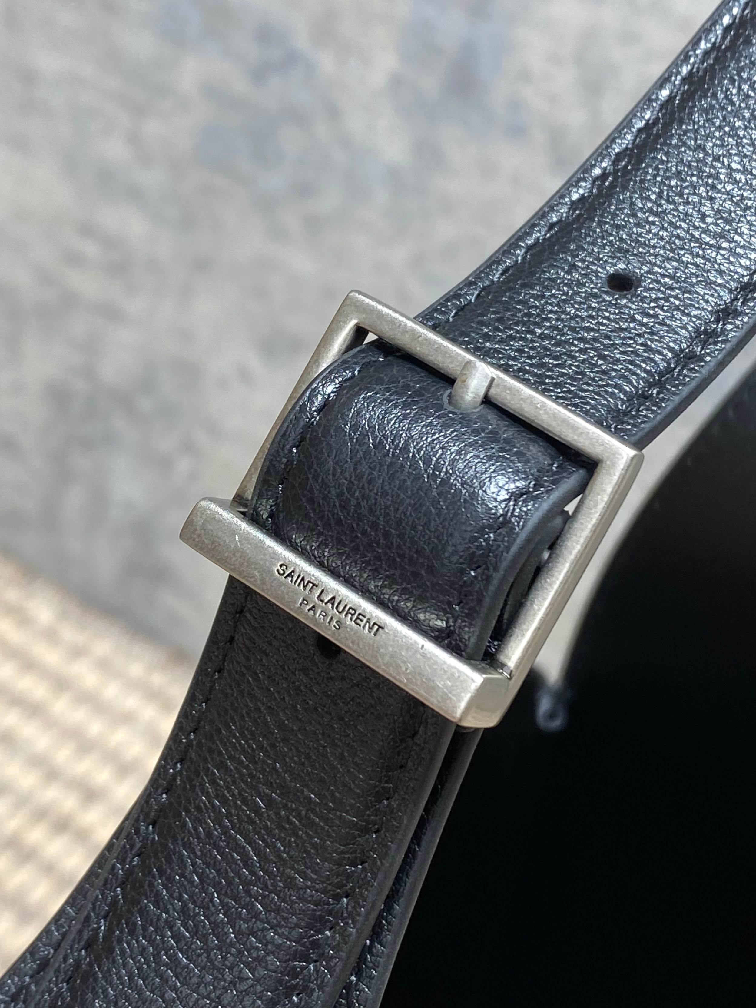 YSL Style Leather Hobo Bag style reference detail image 6 from source 770777