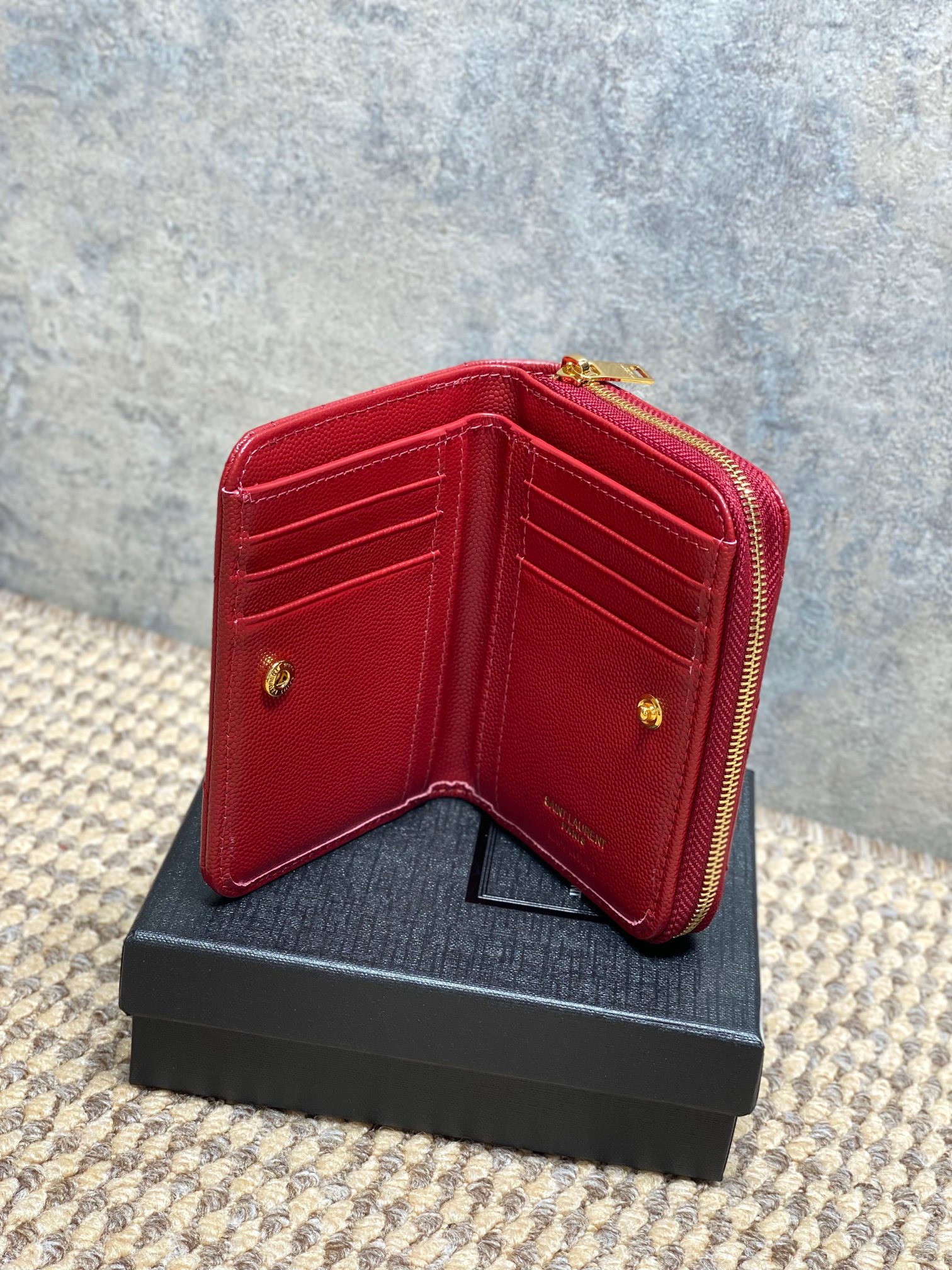 YSL Style Leather Wallet Bags detail image 6 from source 770828