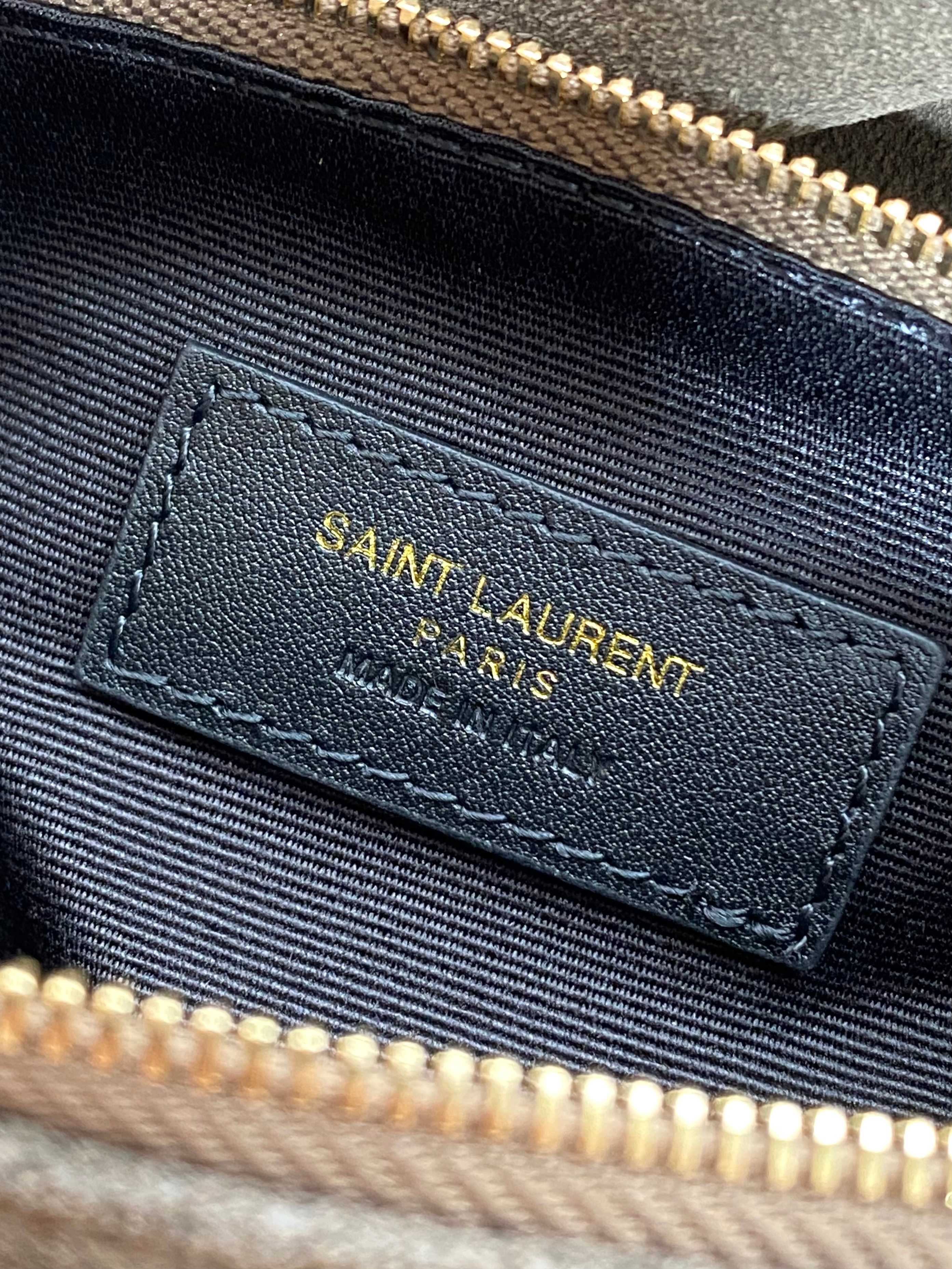 YSL Style Green Leather Tote Bag style reference detail image 7 from source 770823