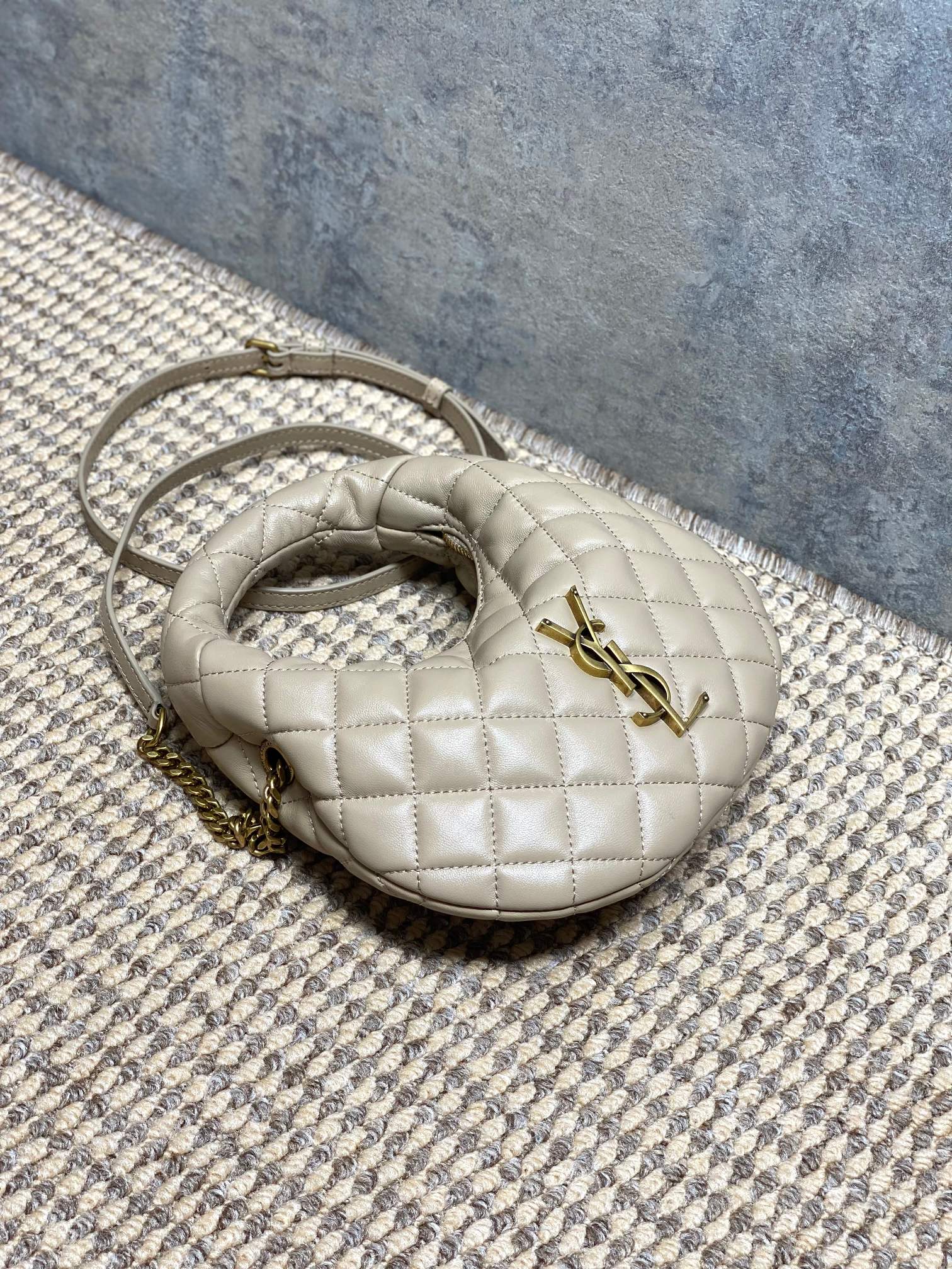 YSL Style Black Leather Hobo Bag style reference detail image 4 from source 770818