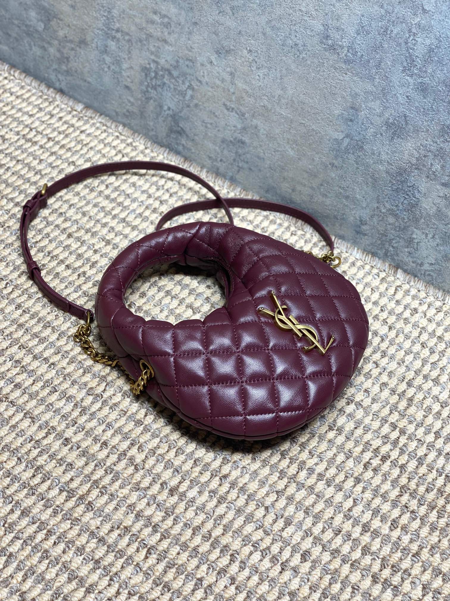YSL Style Black Leather Hobo Bag style reference detail image 4 from source 770819