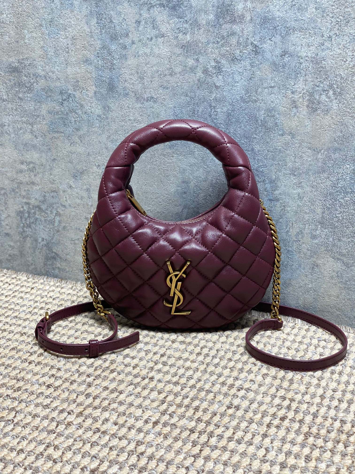 YSL Style Black Leather Hobo Bag style reference detail image 1 from source 770819