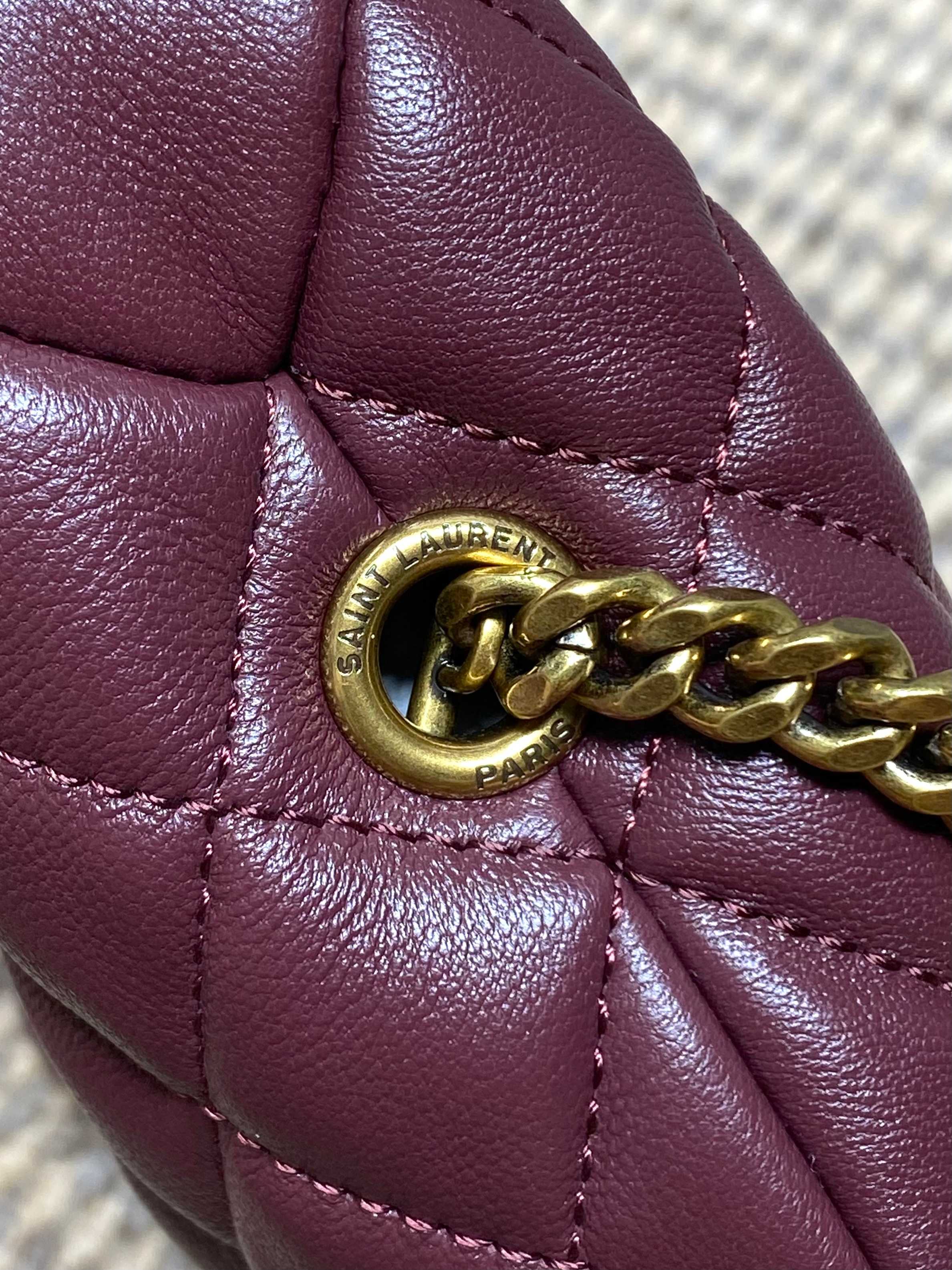 YSL Style Black Leather Hobo Bag style reference detail image 6 from source 770819