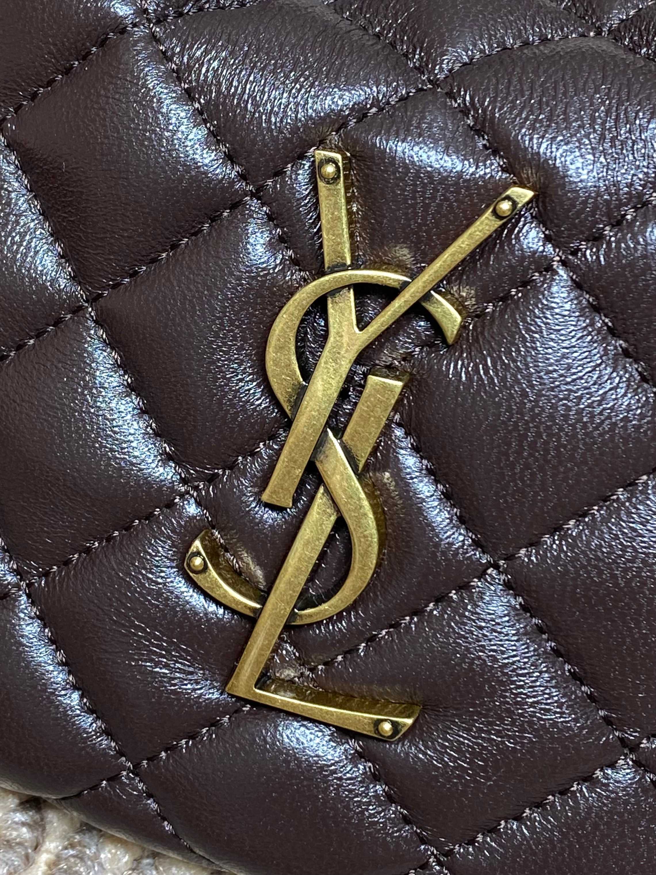 YSL Style Black Leather Hobo Bag style reference detail image 5 from source 770820