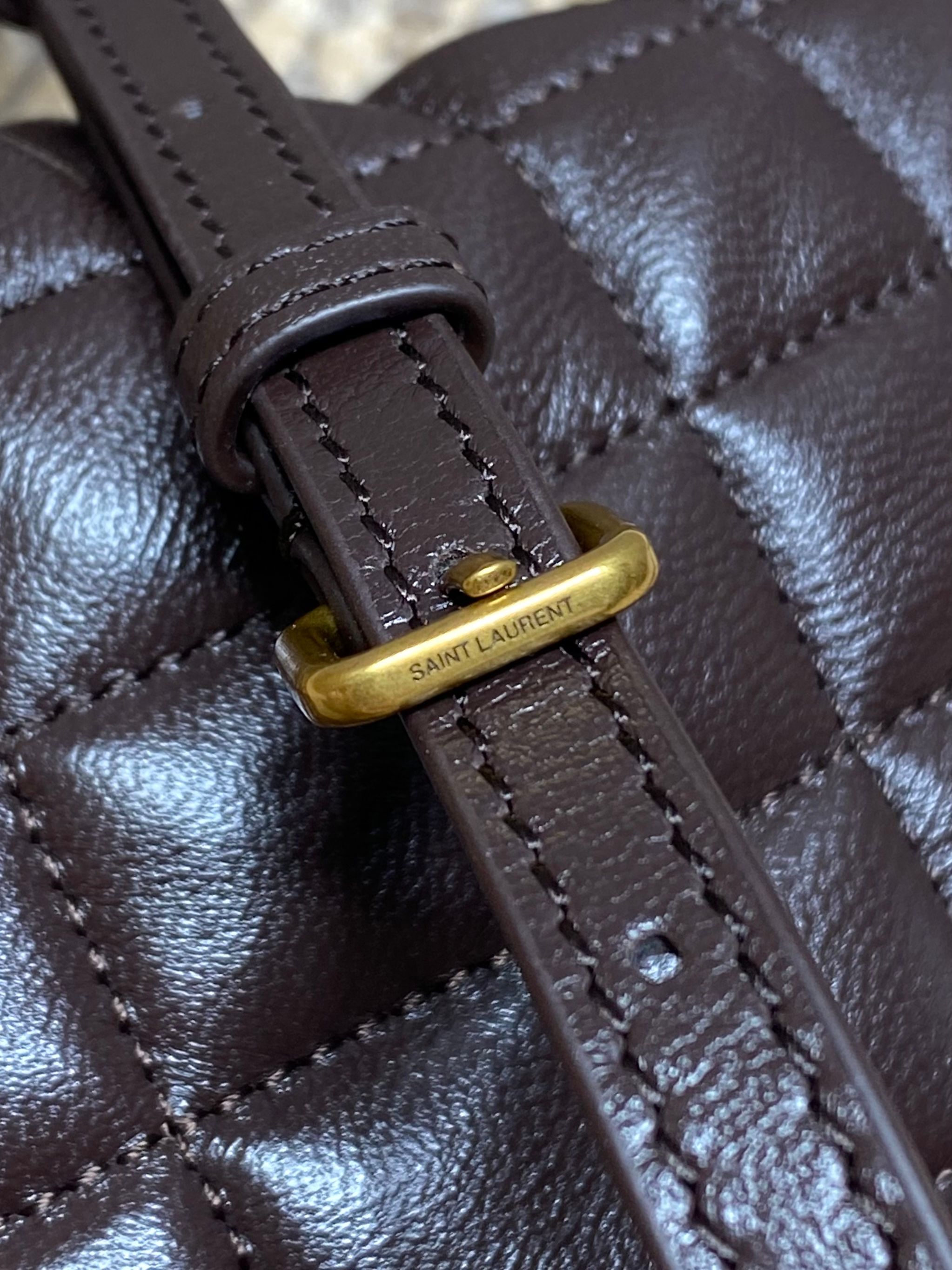 YSL Style Black Leather Hobo Bag style reference detail image 7 from source 770820