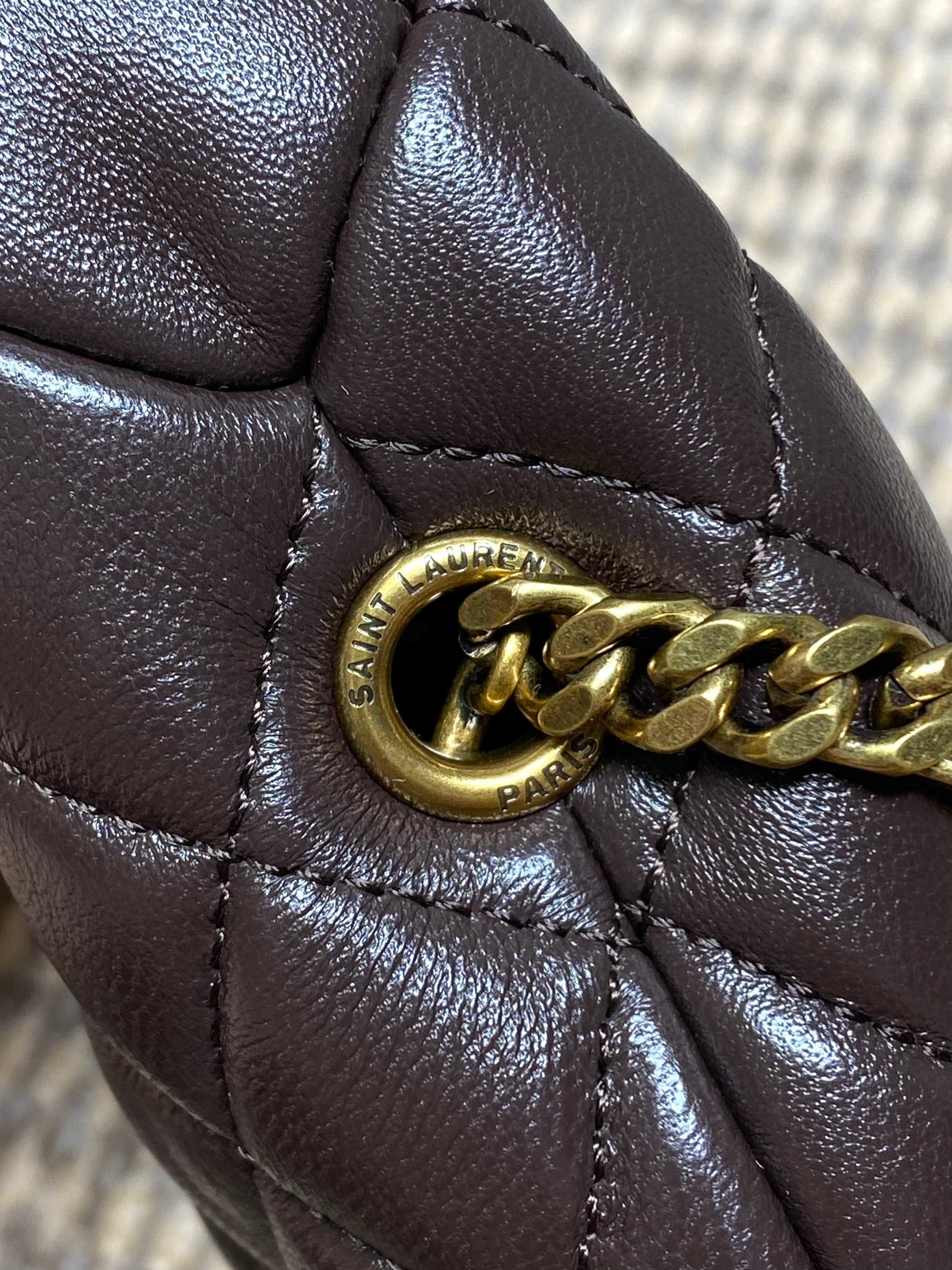 YSL Style Black Leather Hobo Bag style reference detail image 6 from source 770820