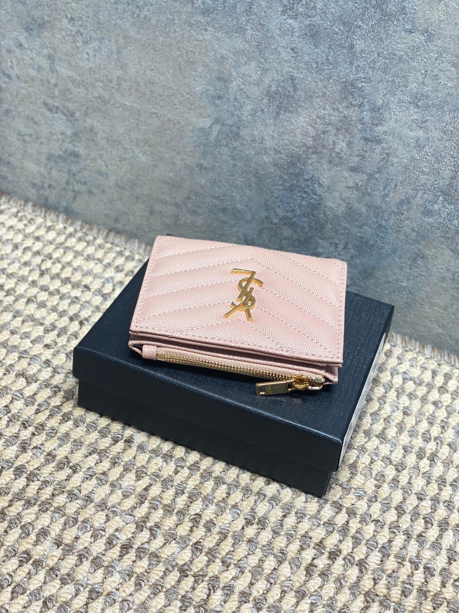 YSL Style Black Wallet Bags detail image 3 from source 770779
