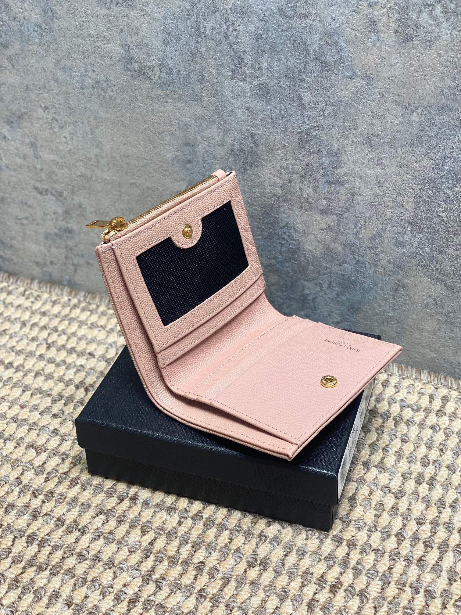 YSL Style Black Wallet Bags detail image 7 from source 770779
