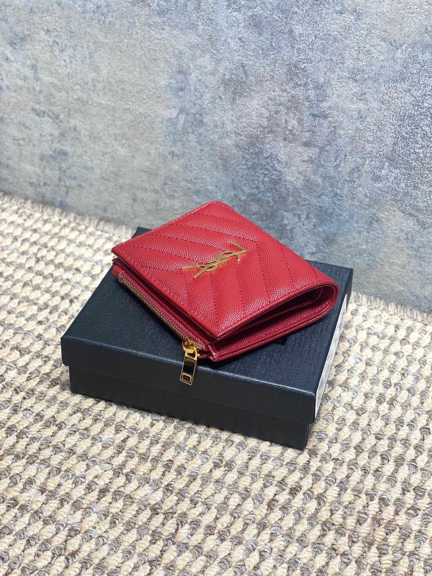 YSL Style Black Wallet Bags detail image 5 from source 770781