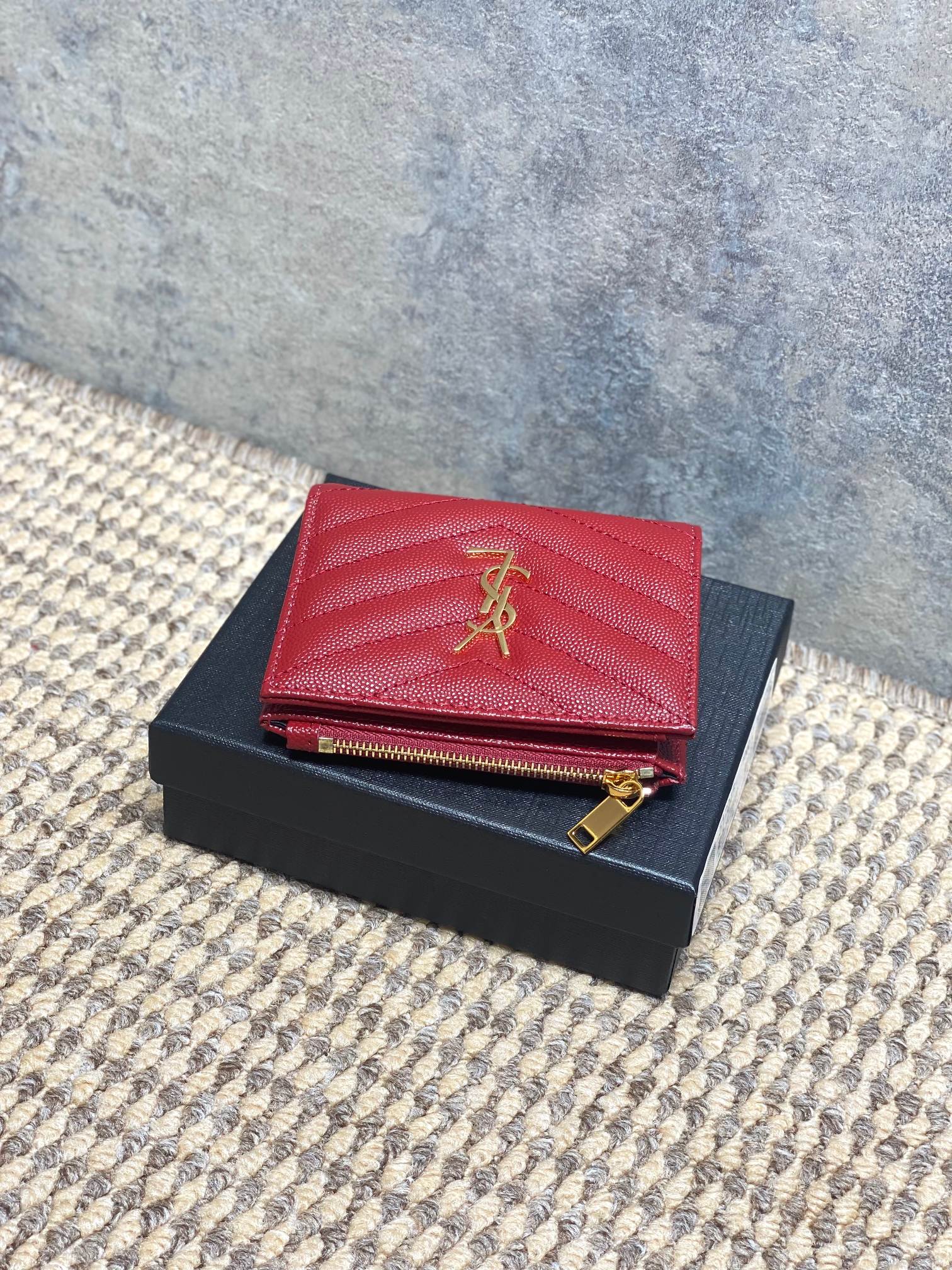YSL Style Black Wallet Bags detail image 3 from source 770781