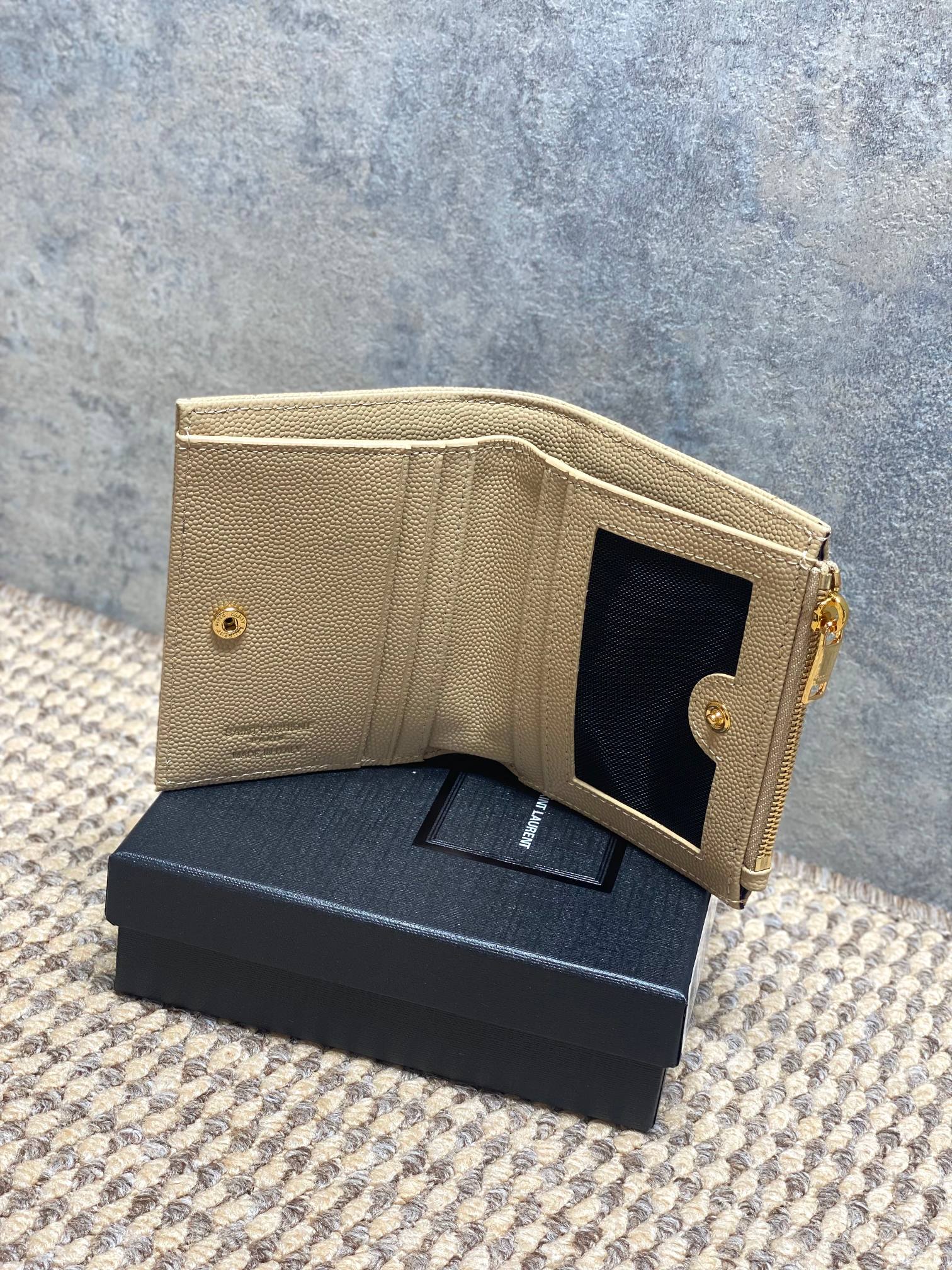 YSL Style Black Wallet Bags detail image 6 from source 770782