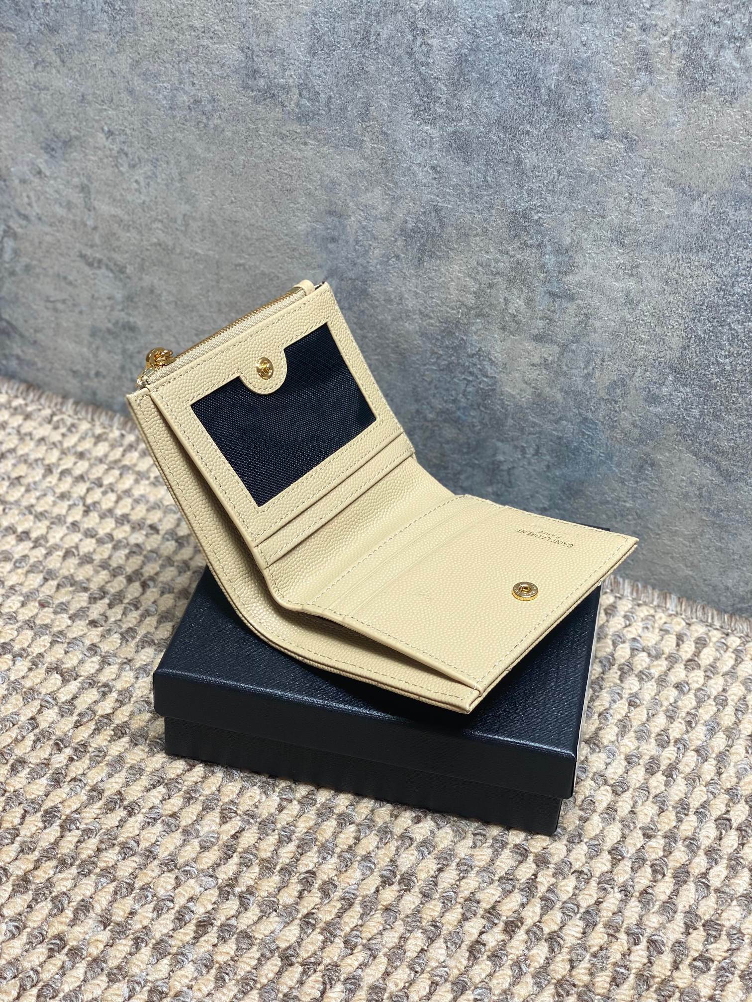 YSL Style Black Wallet Bags detail image 7 from source 770782